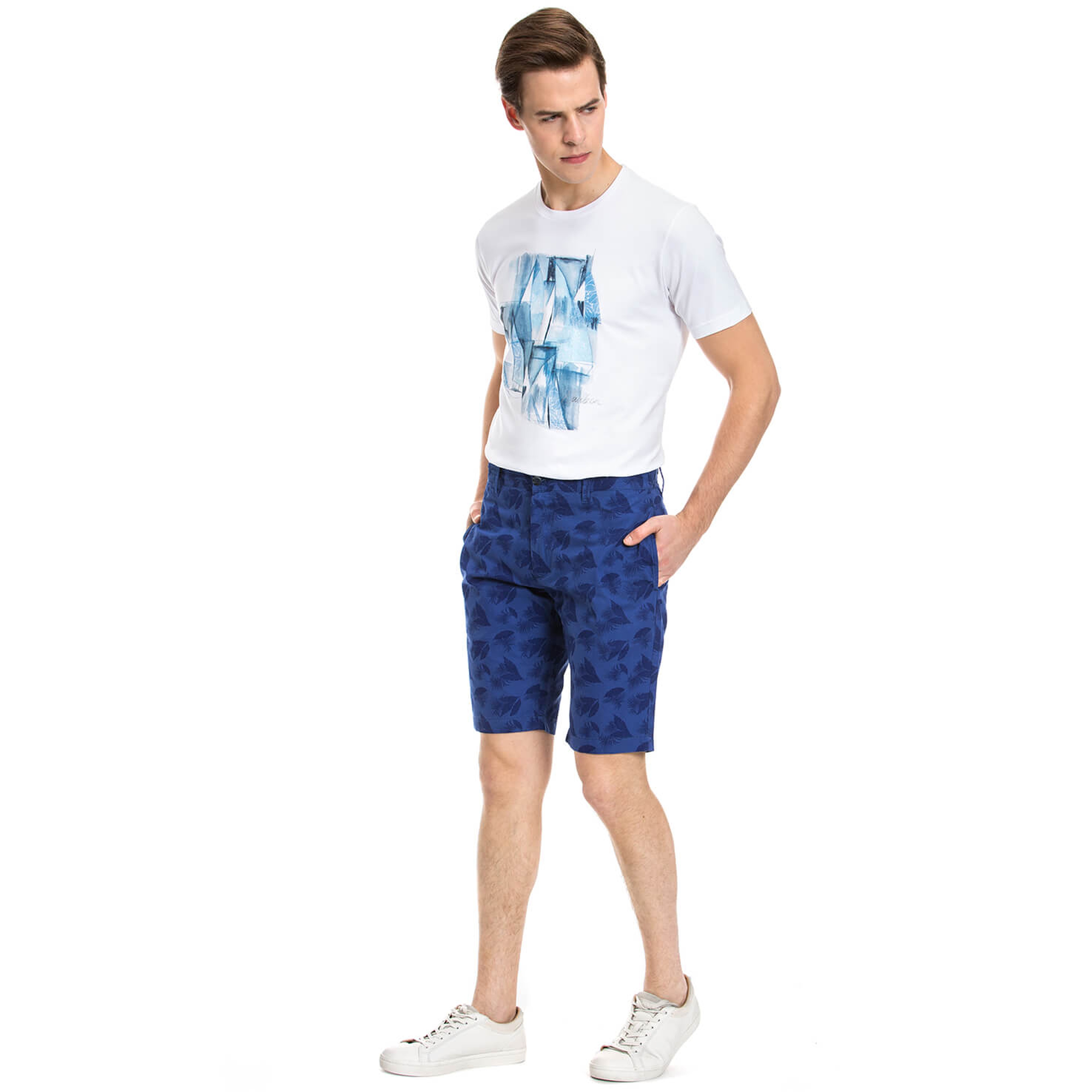 Nautica Erkek Lacivert Regular Fit Şort