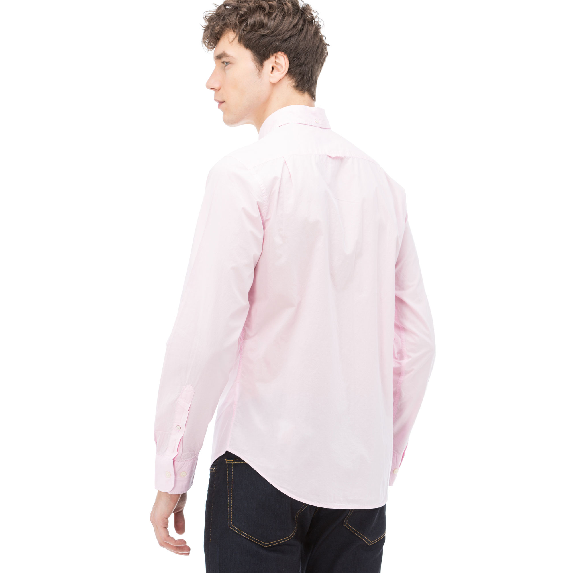 Gant Erkek Pembe Uzun Kollu Slim Fit Gömlek