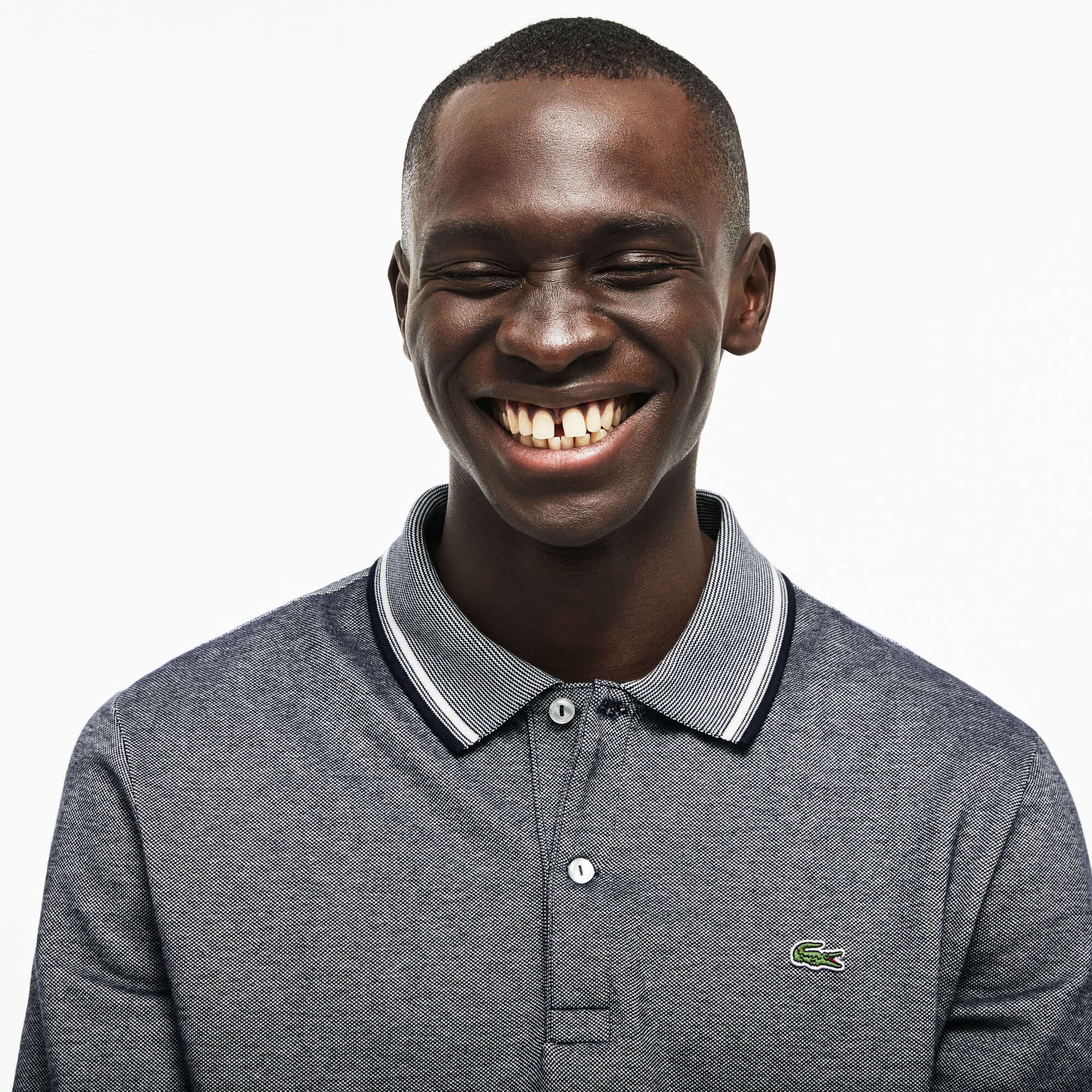 Lacoste Erkek Slim Fit Uzun Kollu Gri Polo