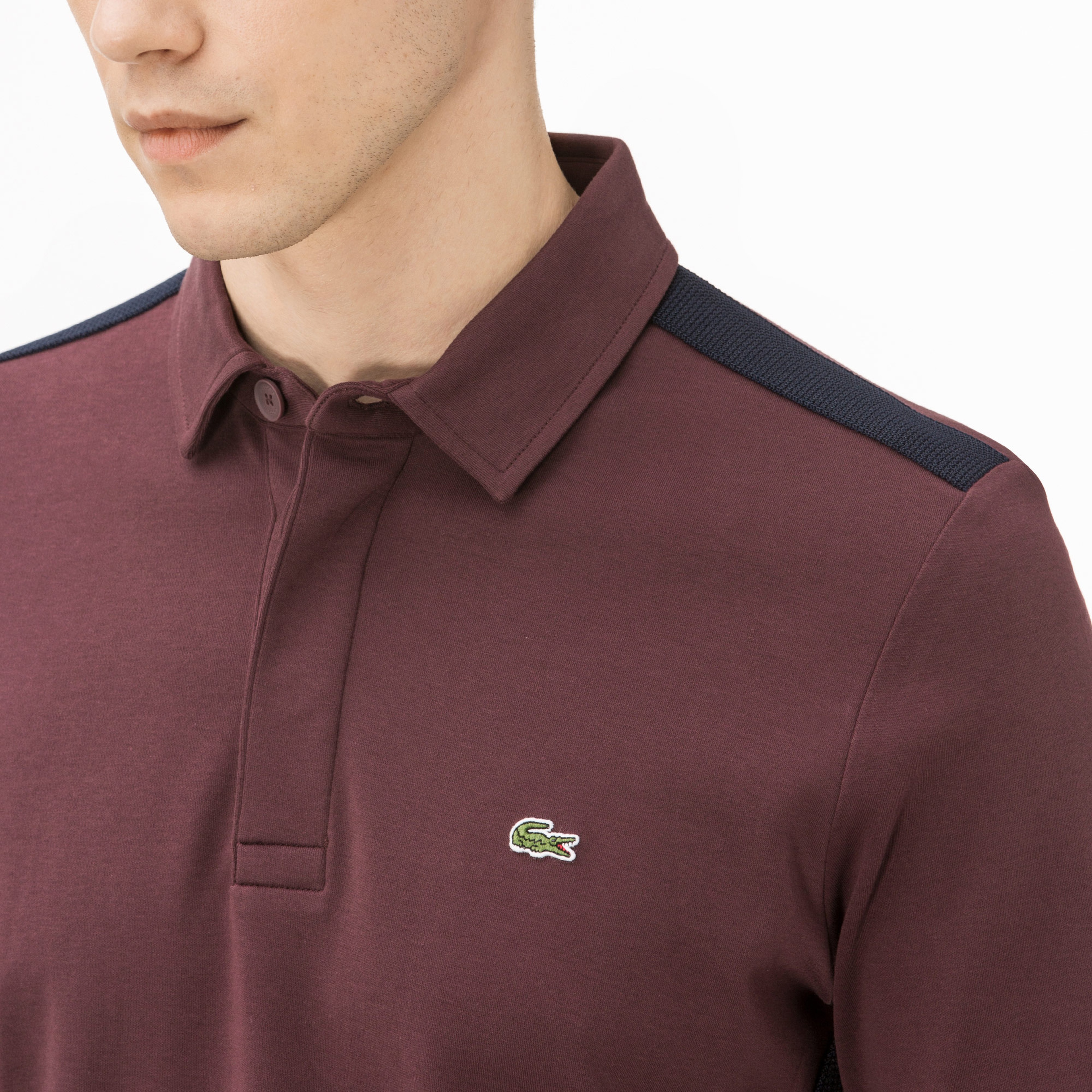Lacoste Erkek Bordo Rugby Polo