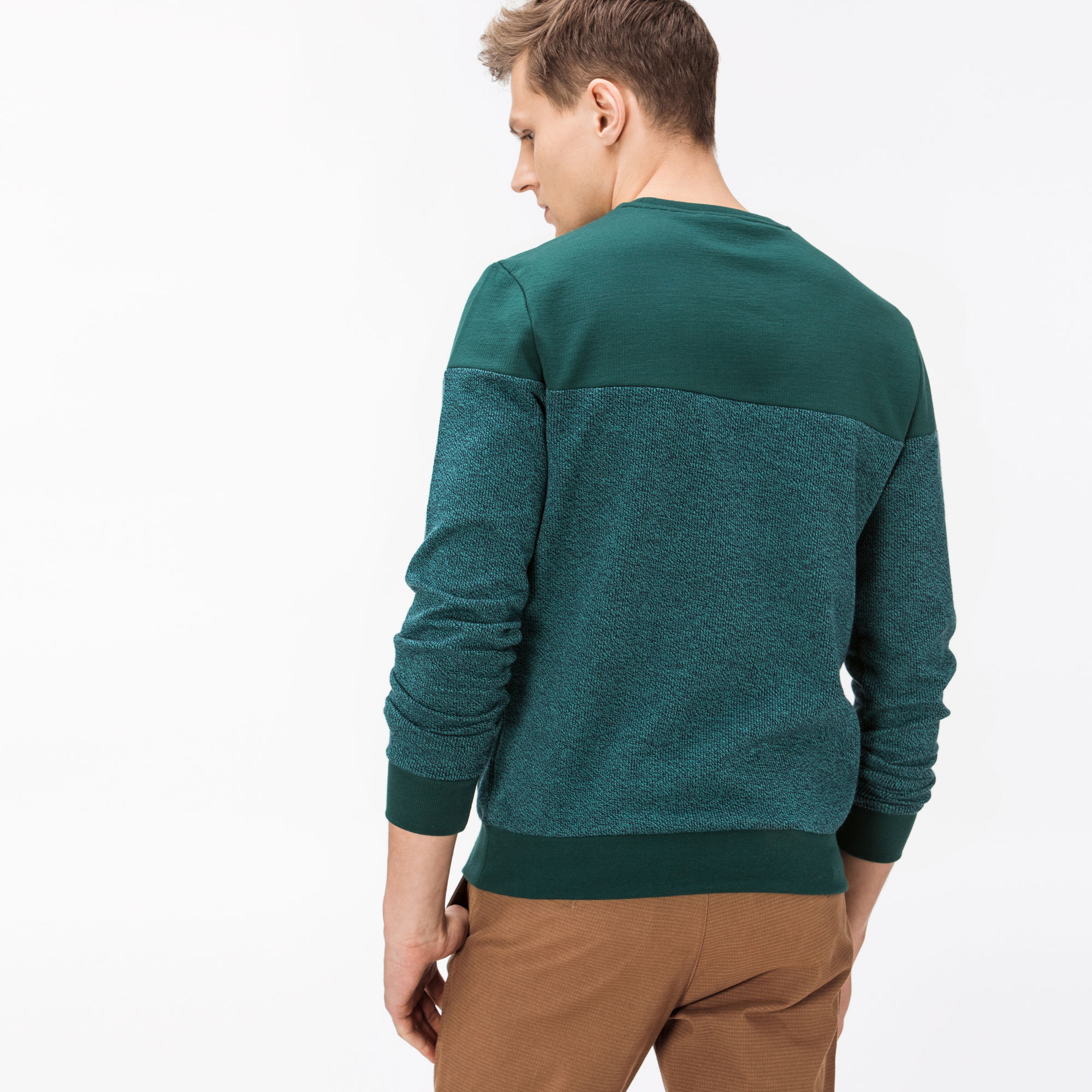 Lacoste Erkek Yeşil-Gri Sweatshirt