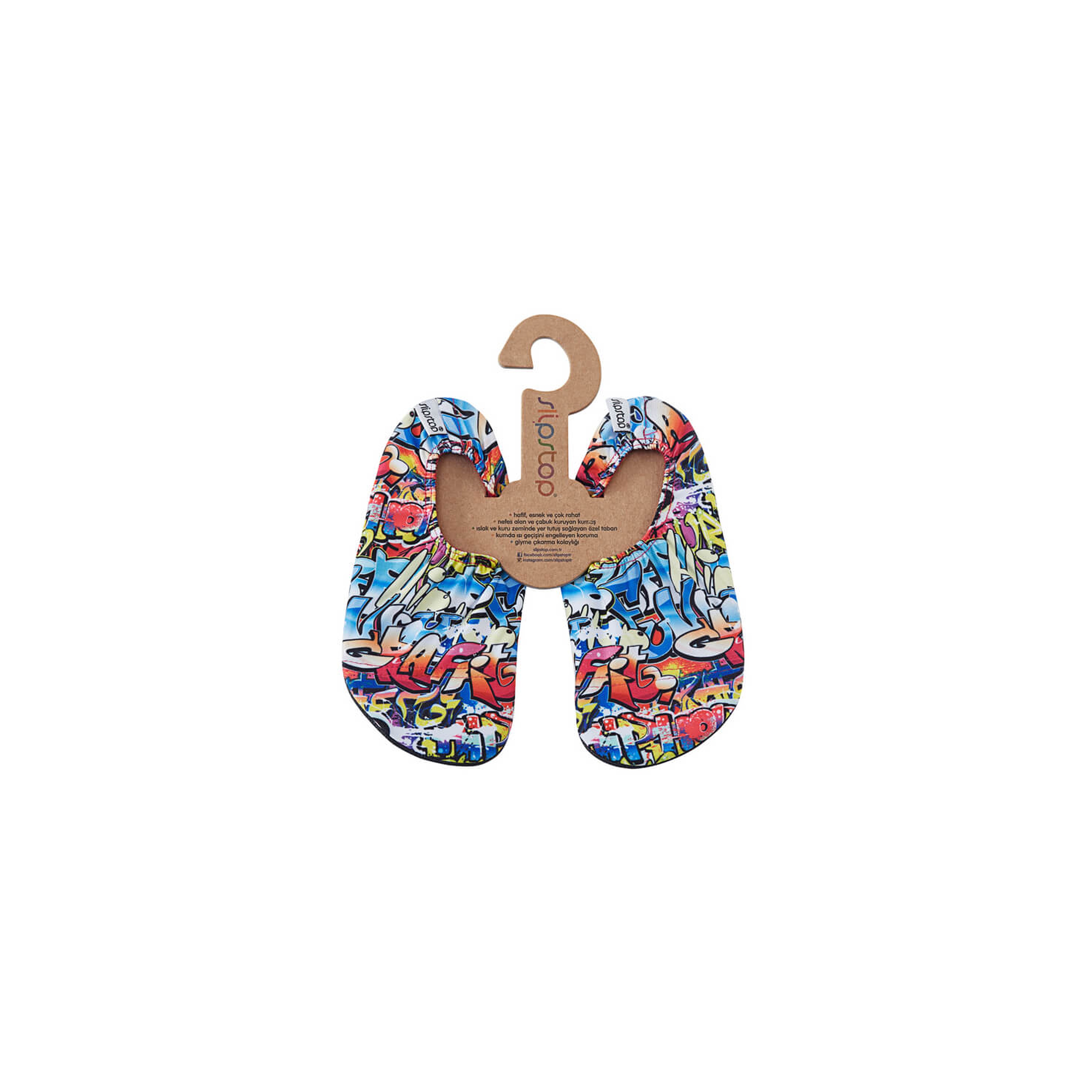 Slipstop Hiphop Junior Renkli Çocuk Havuz Ayakkabısı