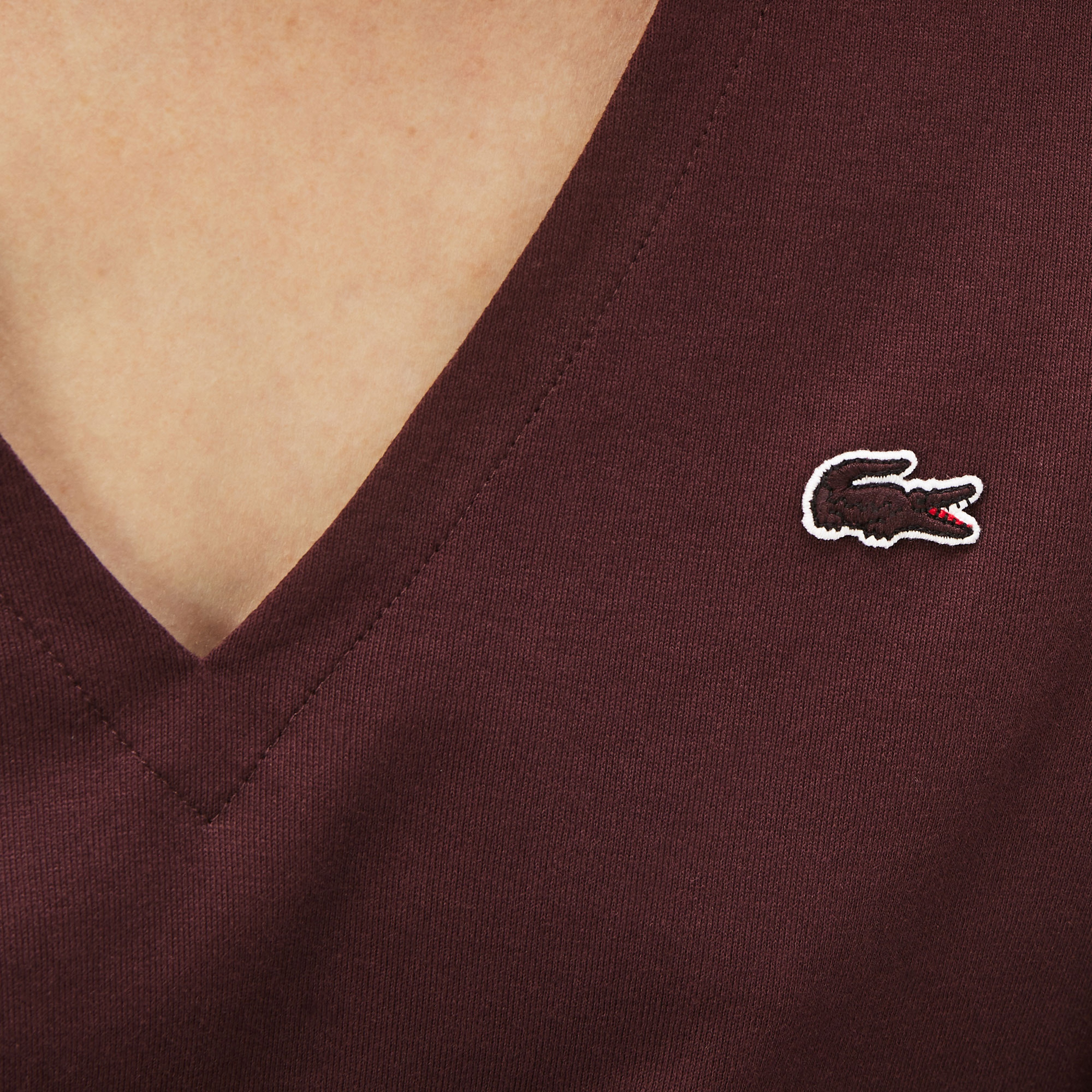 Lacoste Kadın Bordo T-Shirt