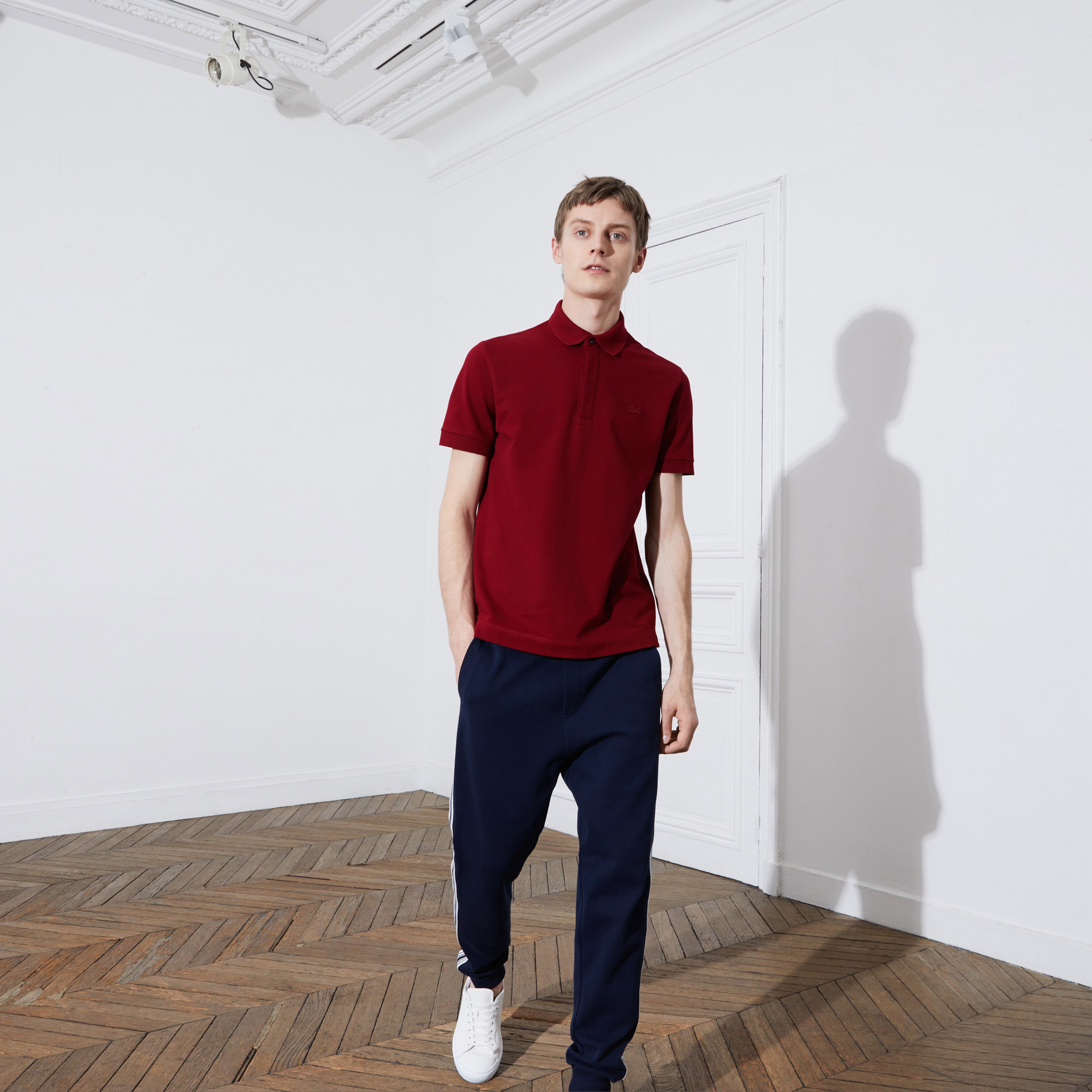 Erkek Regular Fit Bordo Paris Polo