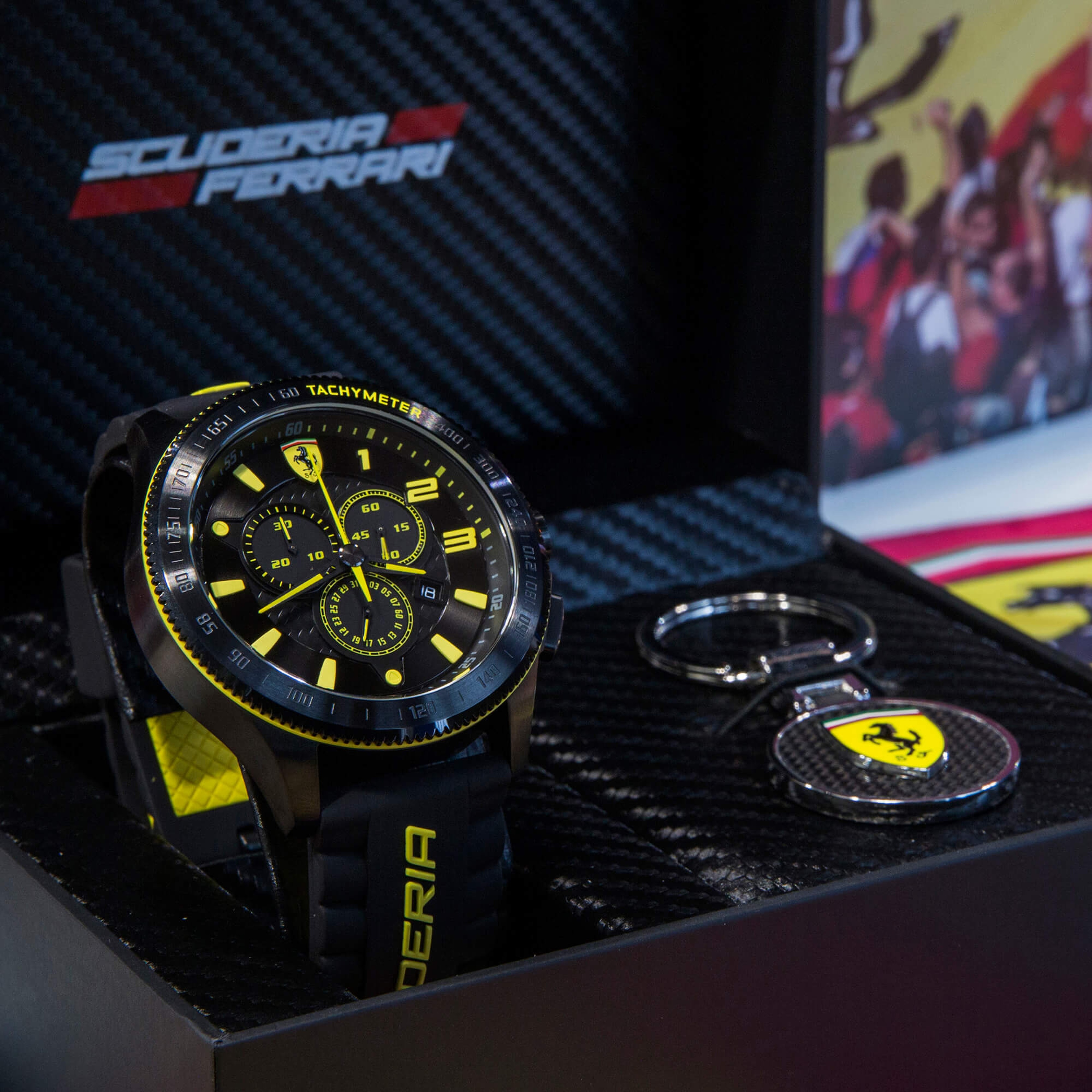 Ferrari Erkek Siyah Saat