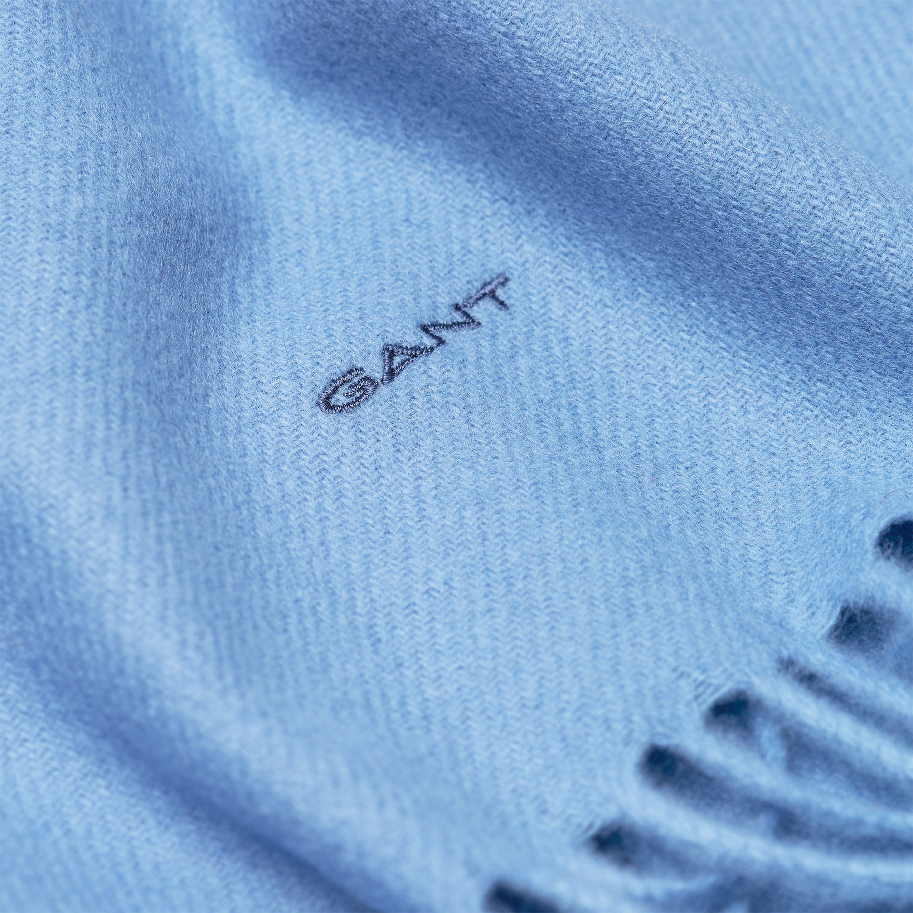 Gant Kadın Mavi Yün Atkı