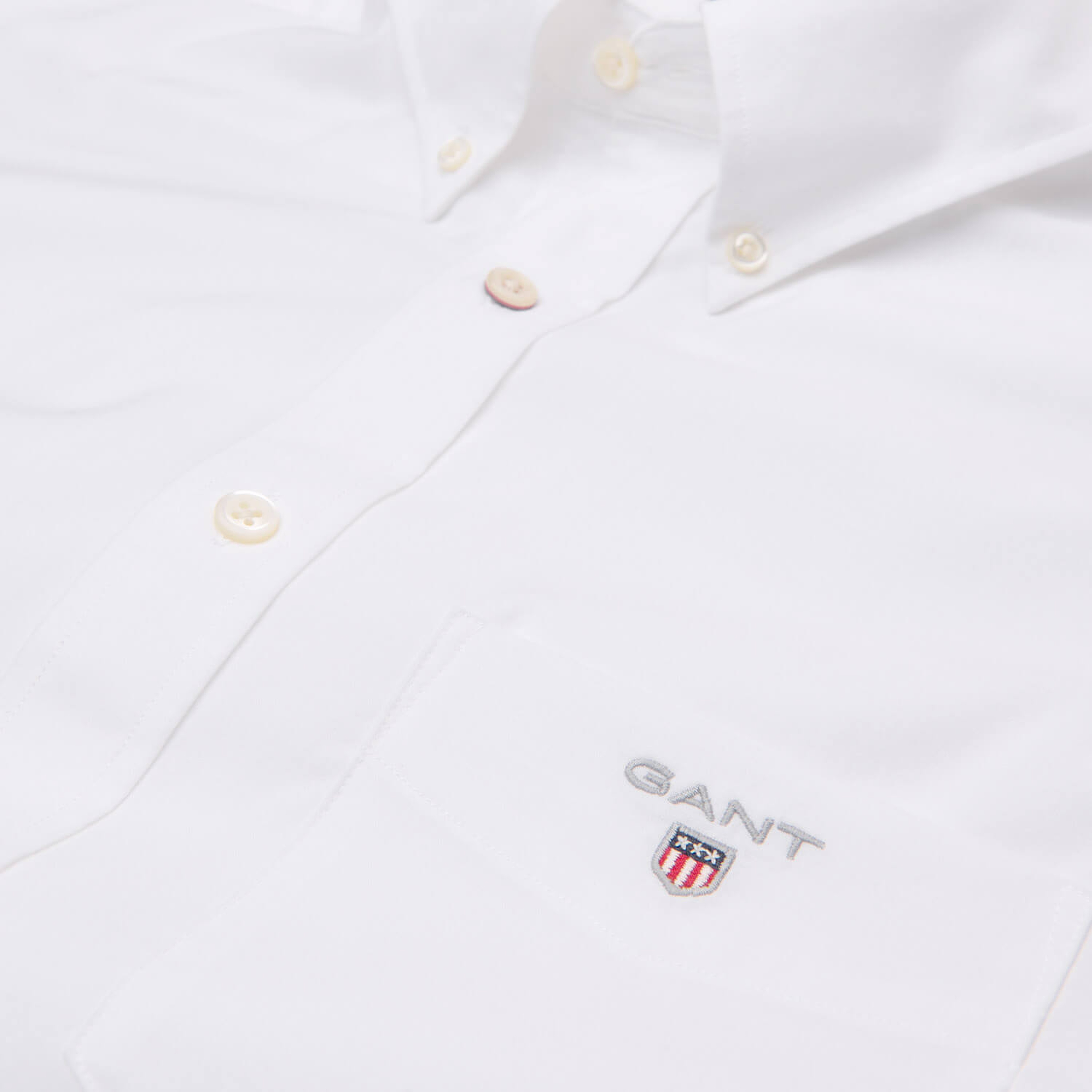 GANT Regular Fit Short Sleeve Broadcloth Shirt