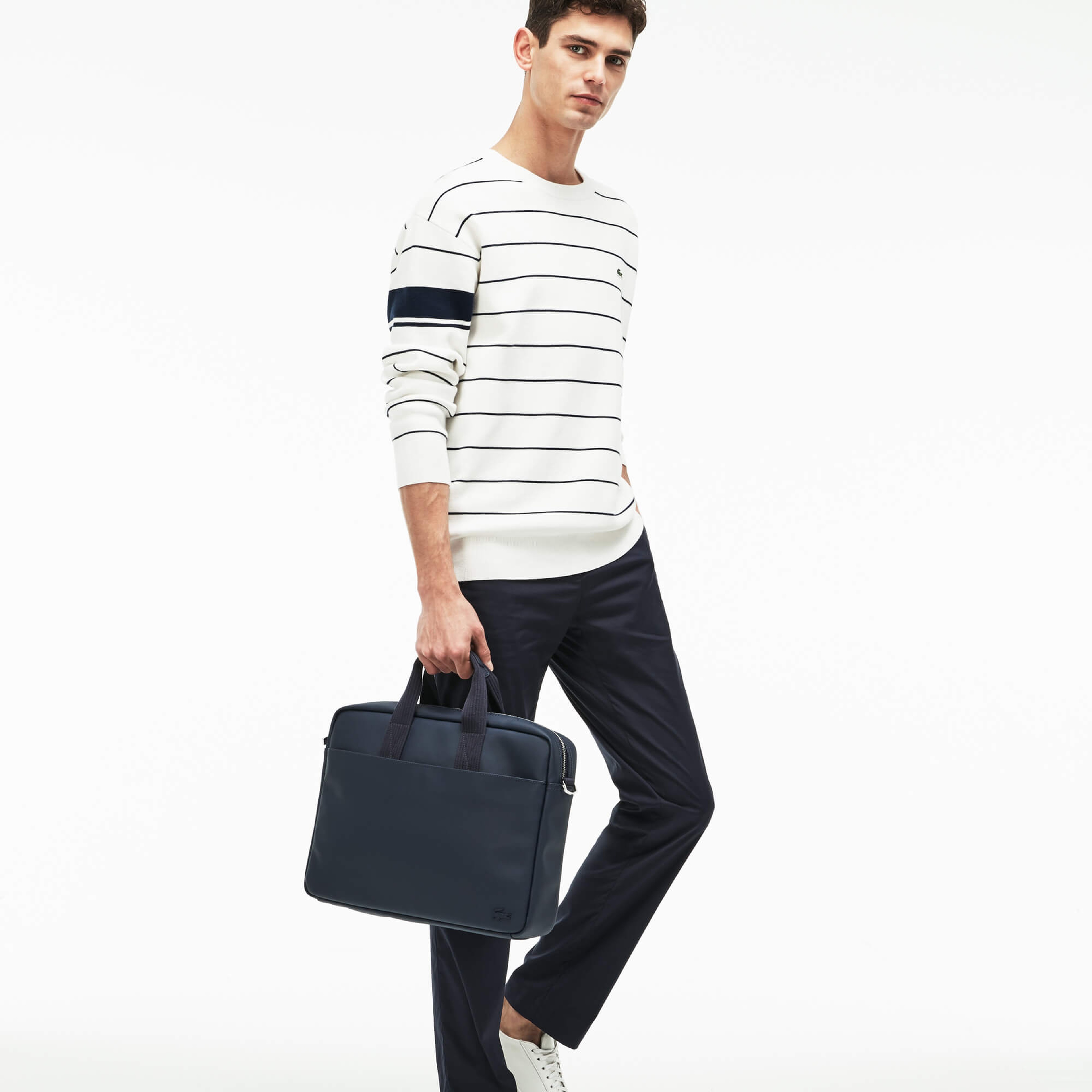 Lacoste Men S Classic Erkek Lacivert Laptop Çantası