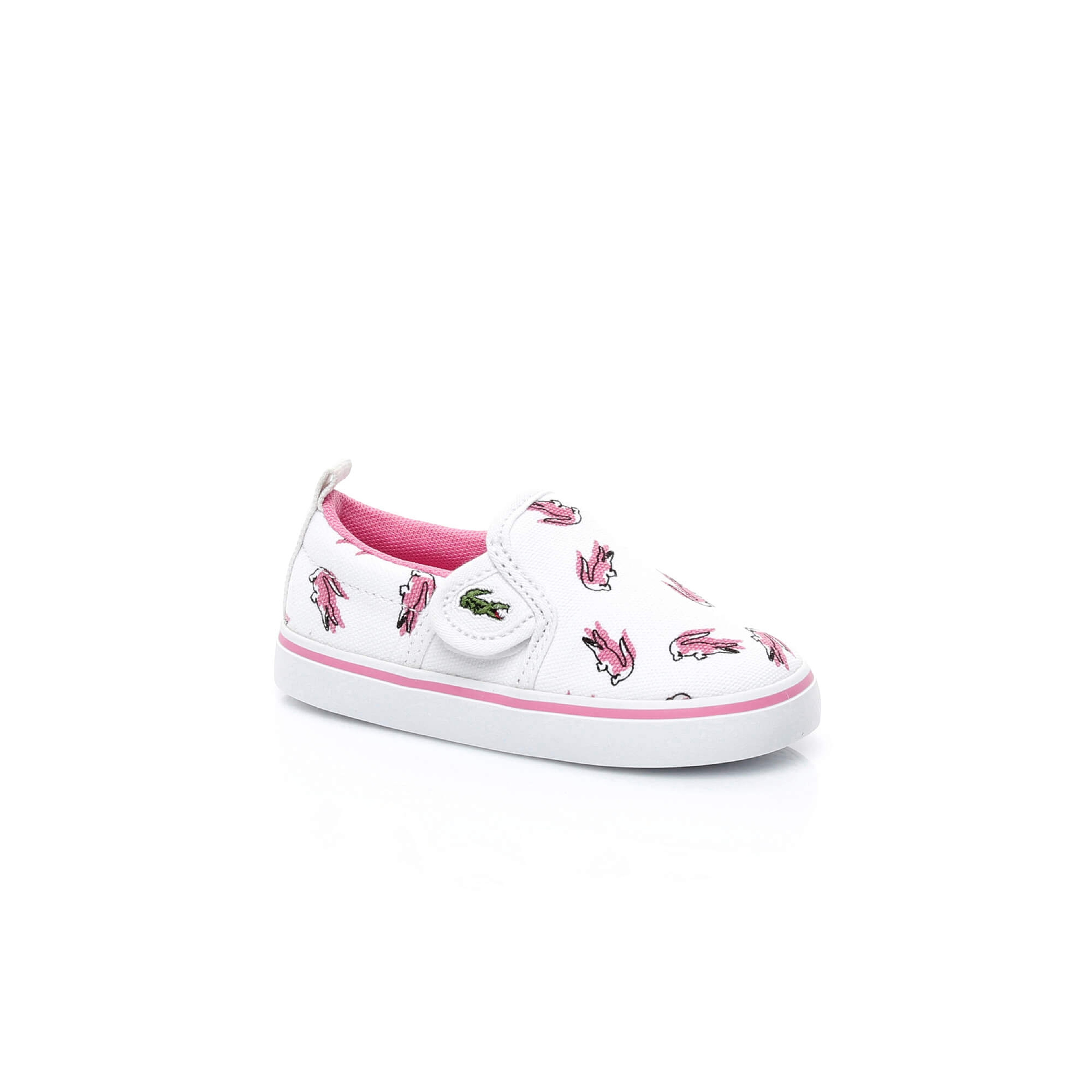 Lacoste Gazon Çocuk Beyaz - Pembe Sneaker