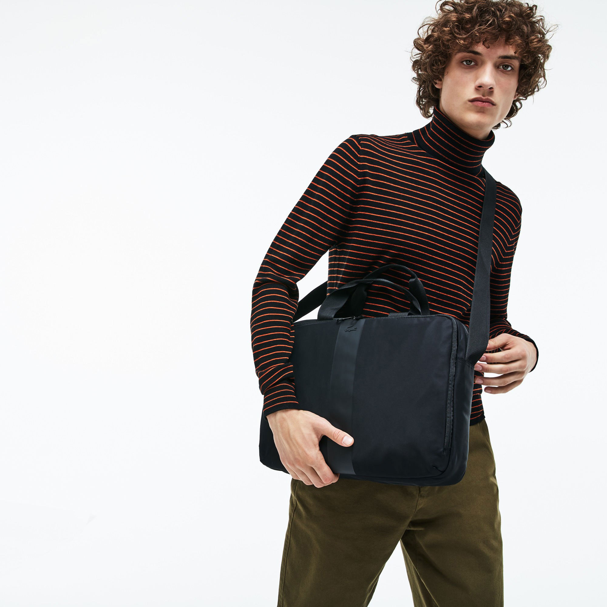 Lacoste Erkek Siyah Urban Treck Çanta