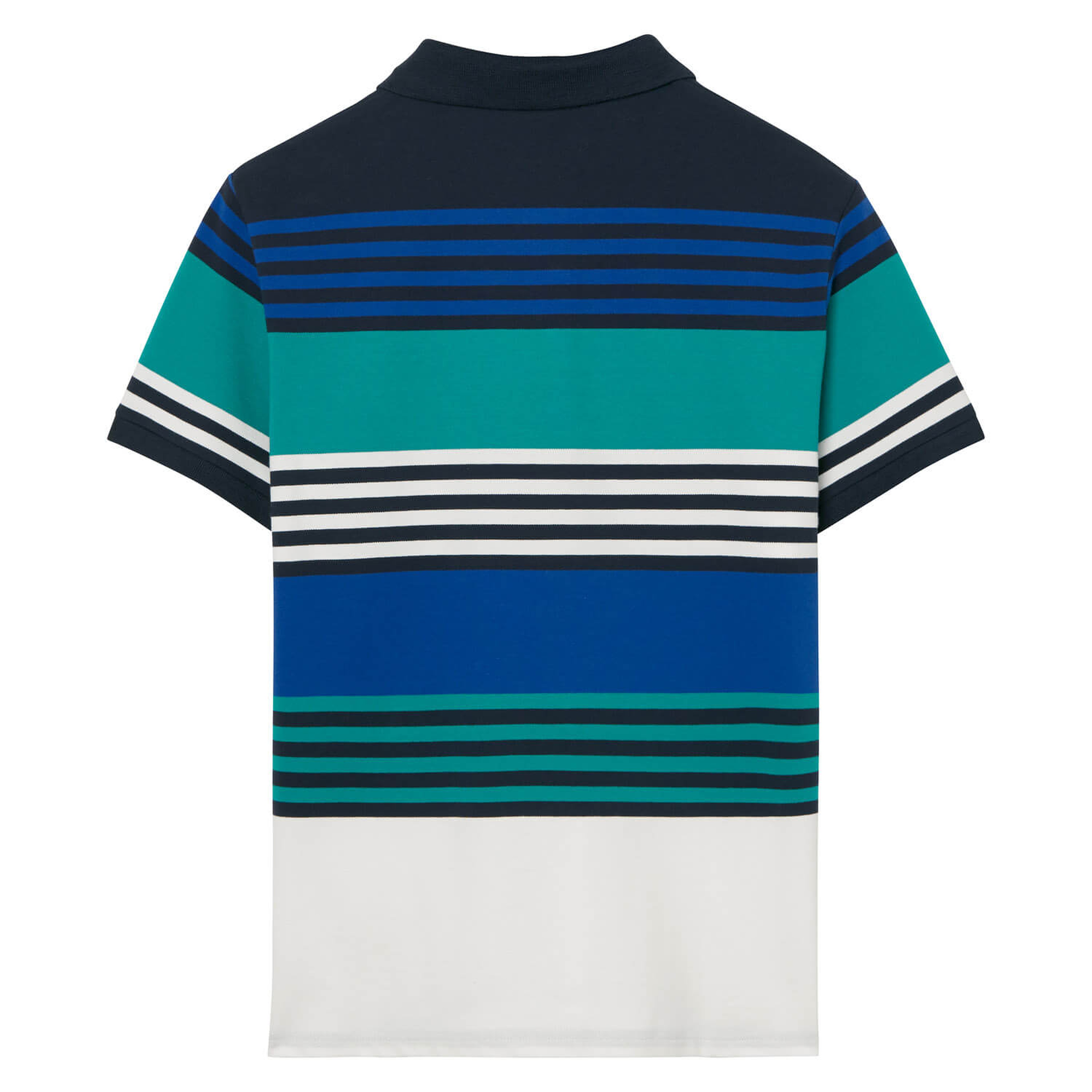 Gant Multi Stripe Pique Ss Rugger Erkek Lacivert Regular Fit Polo