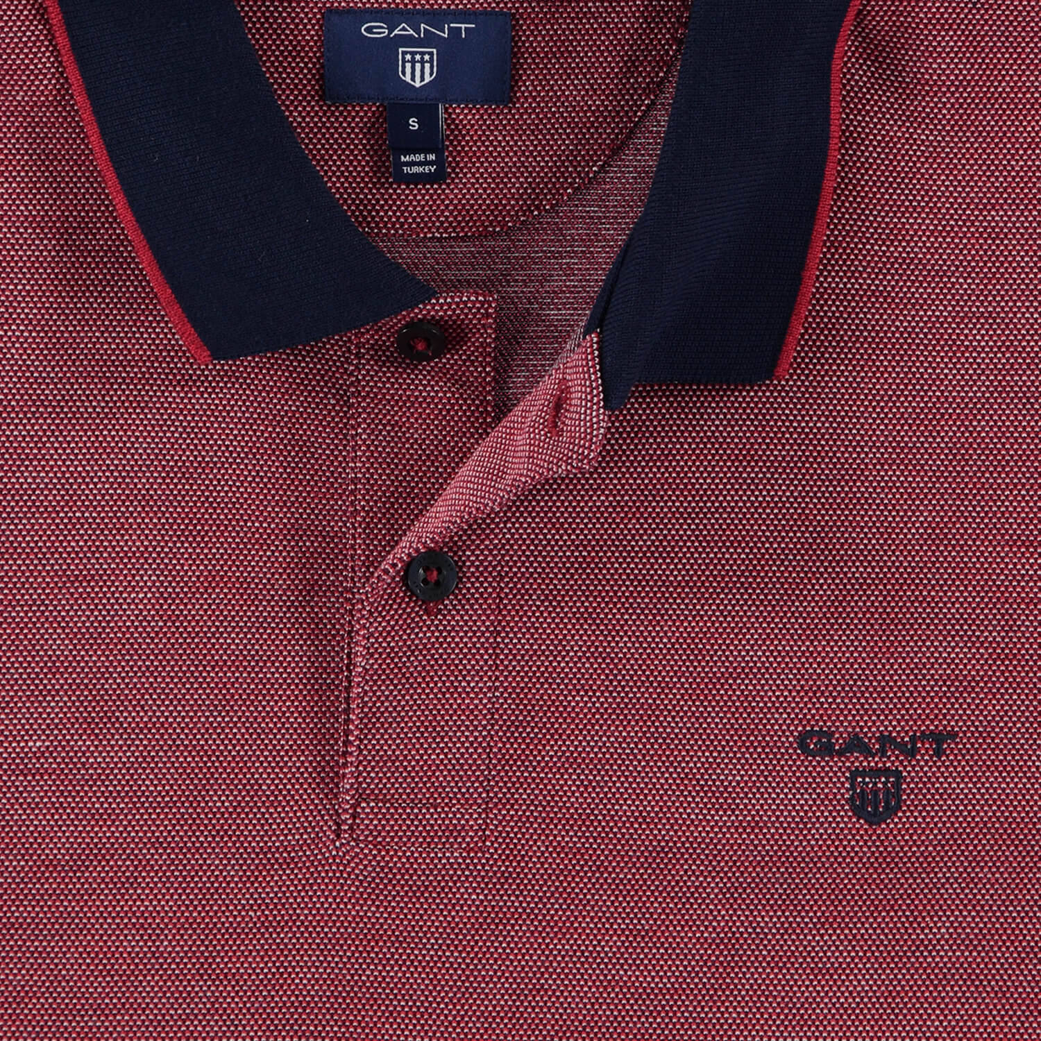 Gant Erkek Piqué Rugger Bordo Regular Fit Polo