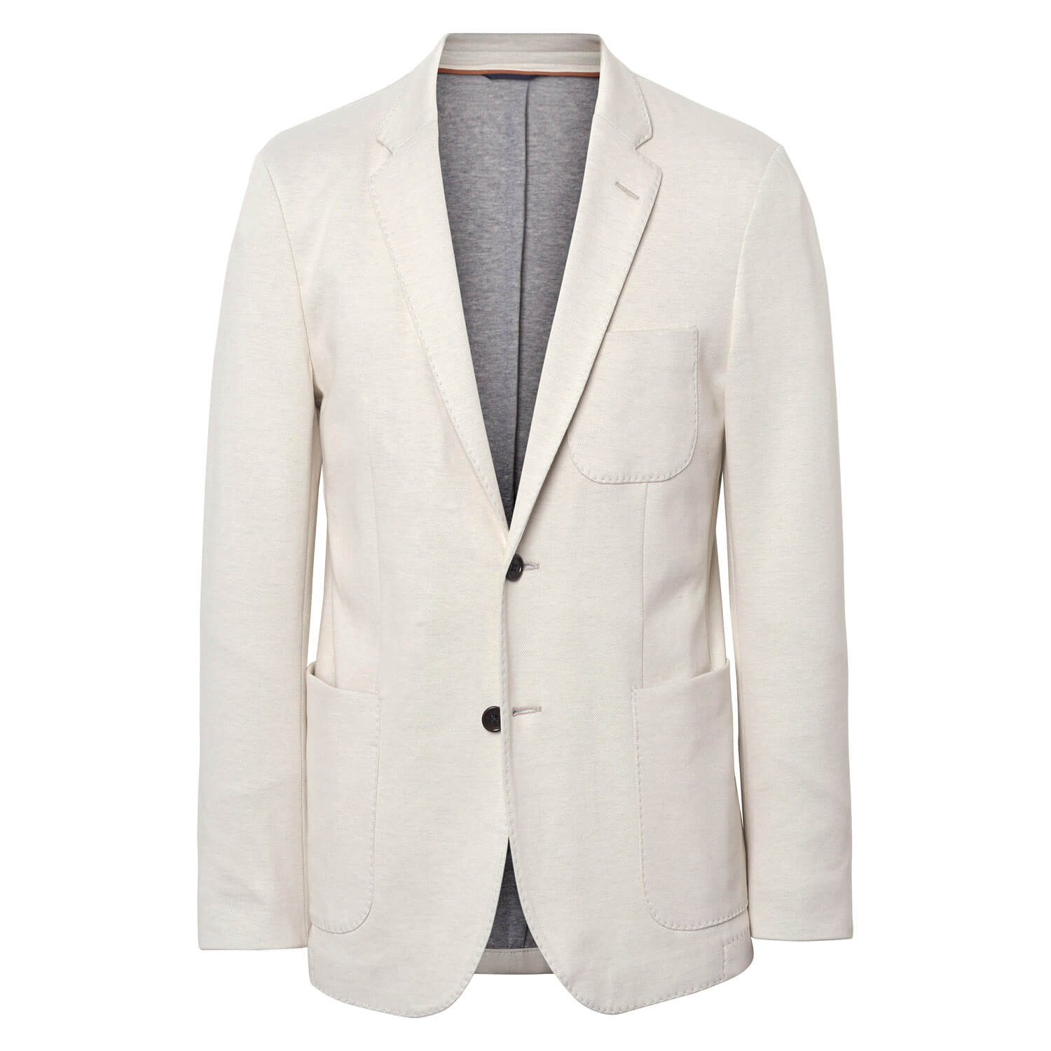 Gant The Cotton Piqué Blazer Erkek Bej Ceket
