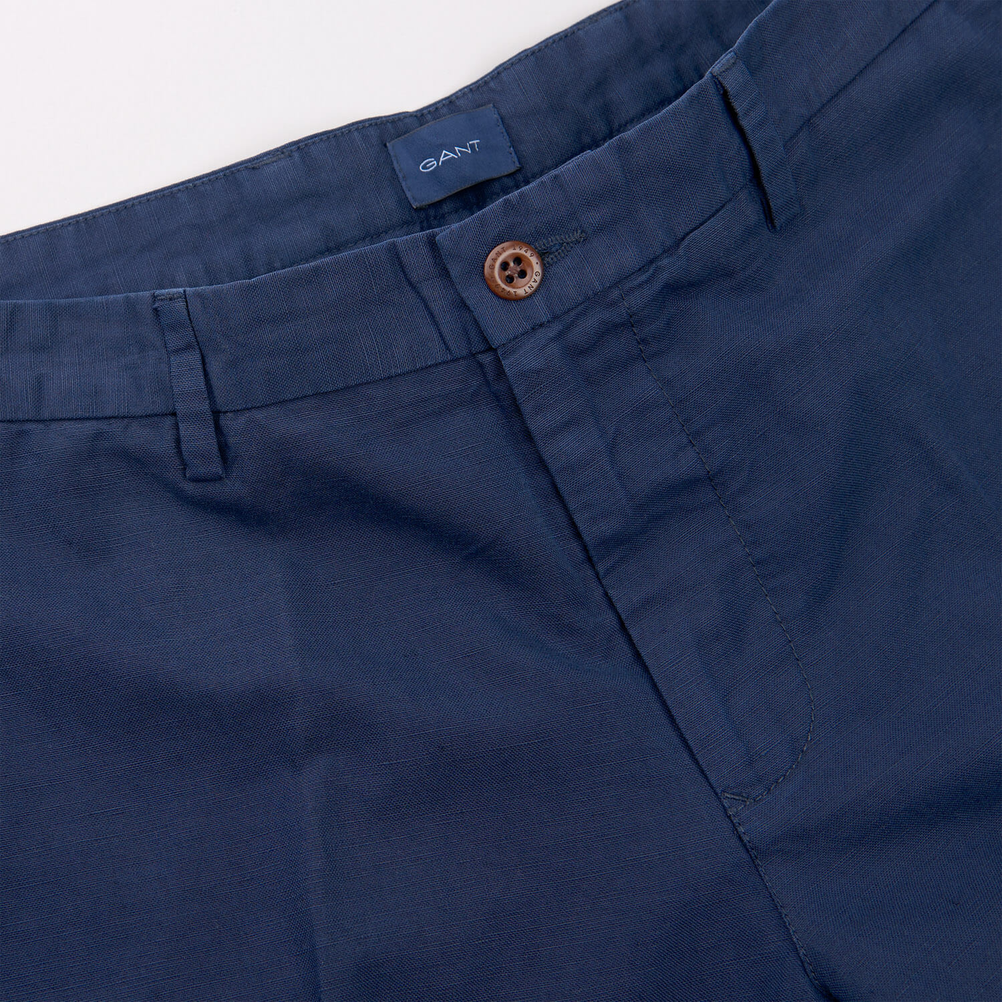Gant Erkek Chino Lacivert Regular Fit Pantolon
