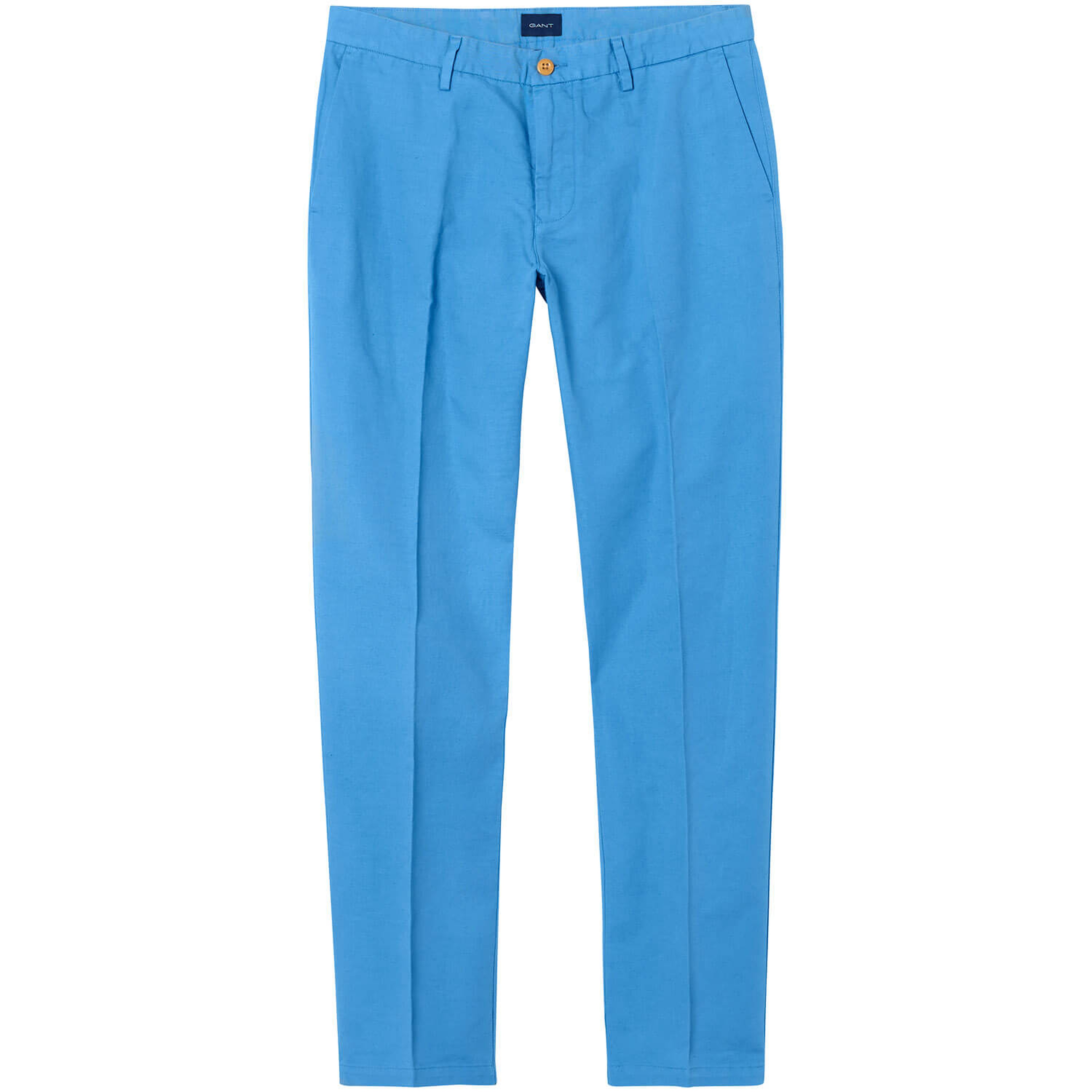 Gant Regular Cotton Linen Chinos Erkek Mavi Pantolon
