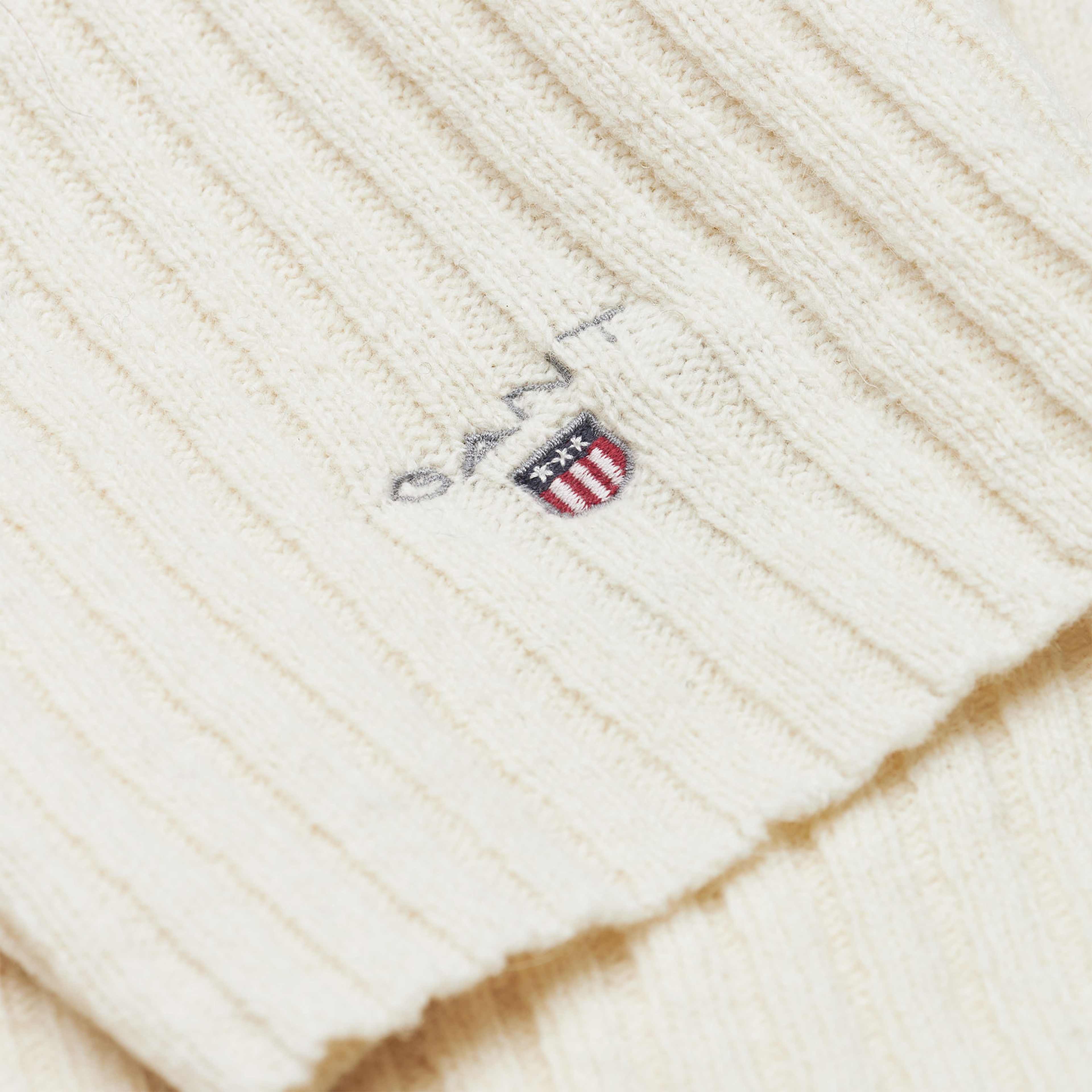 Gant Kadın Krem Yün Atkı