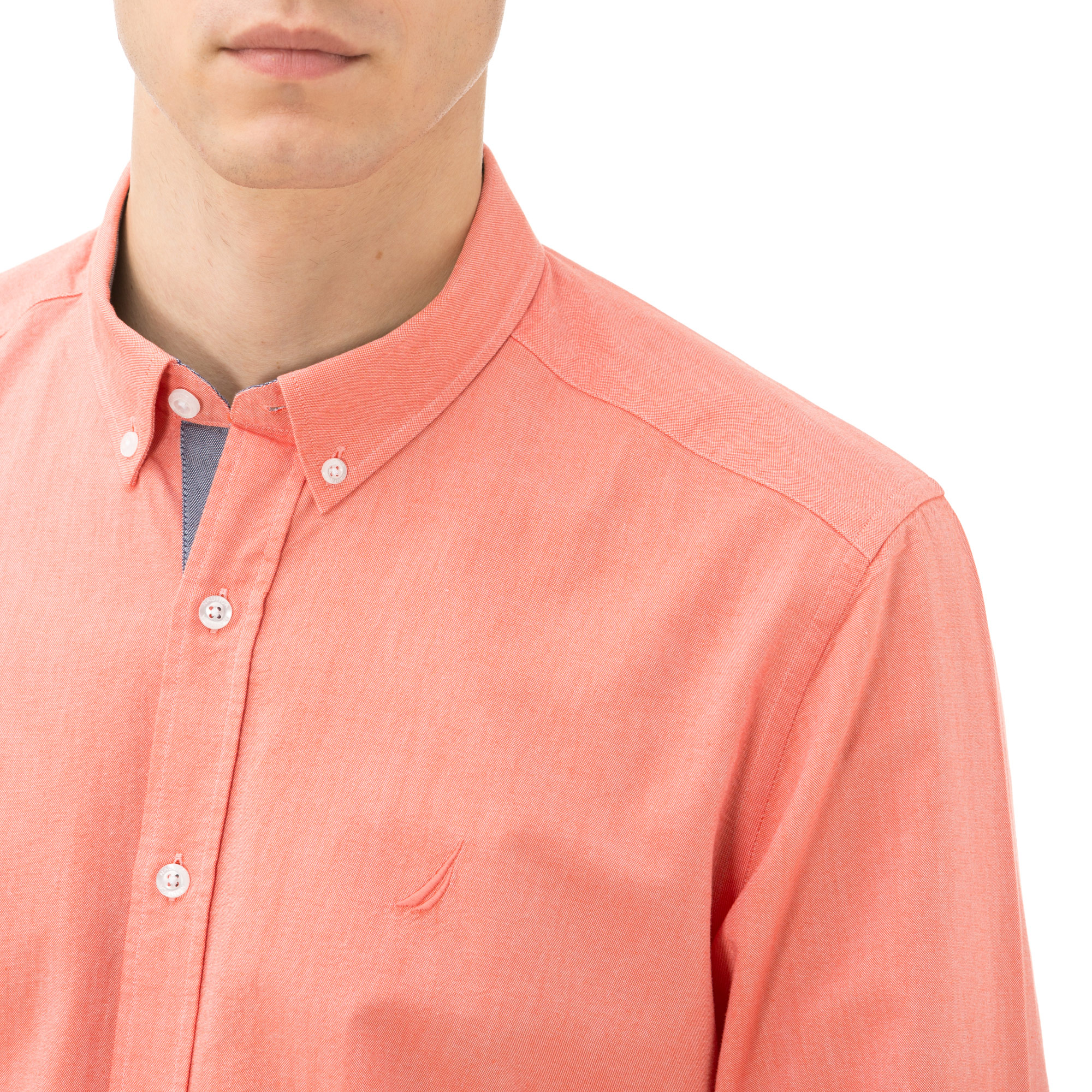 NAUTICA UZUN KOLLU PEMBE ERKEK GÖMLEK