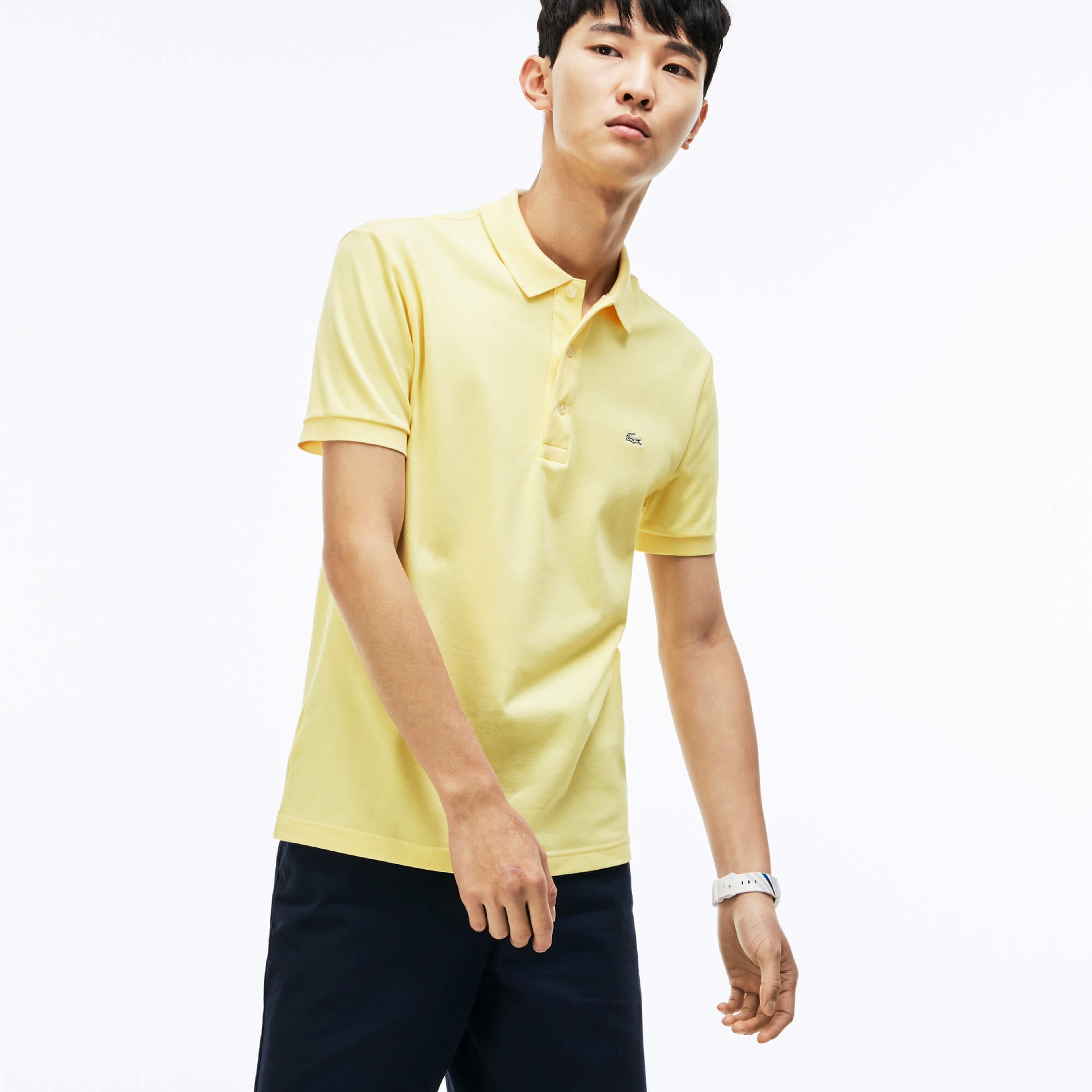 Lacoste Erkek Sarı Slim Fit Polo