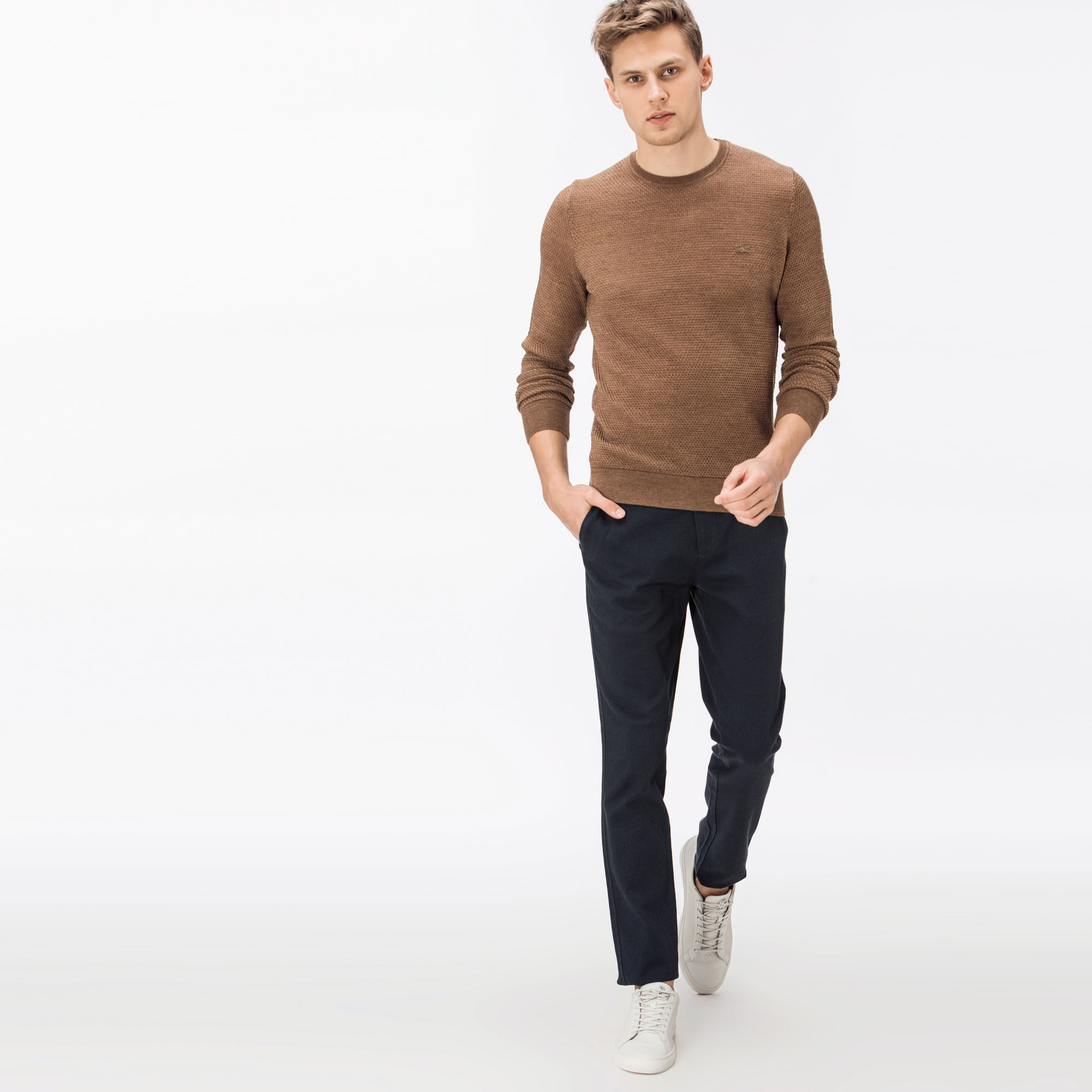 Lacoste Erkek Fitilli Lacivert Pantolon