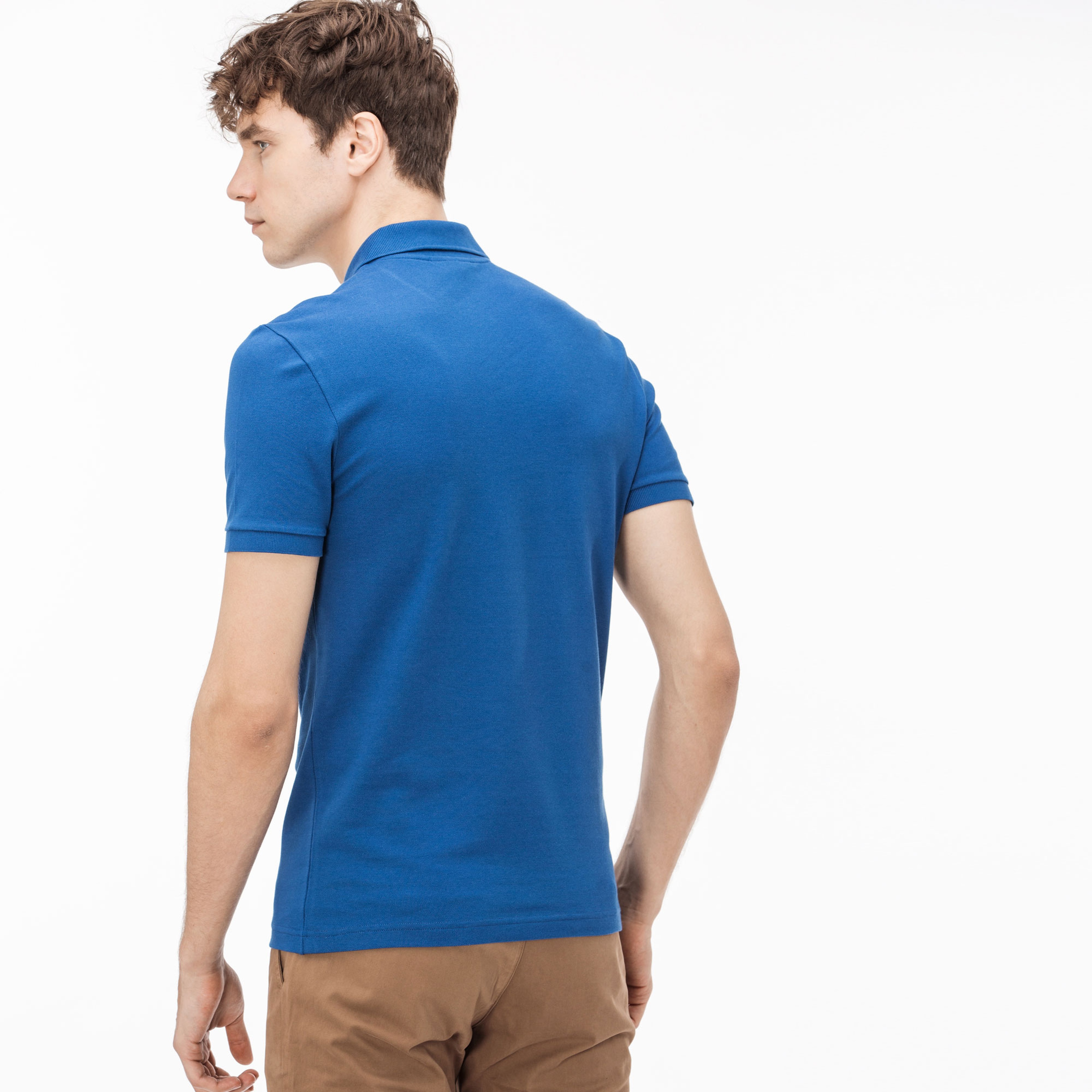Lacoste Erkek Slim Fit Mavi Polo