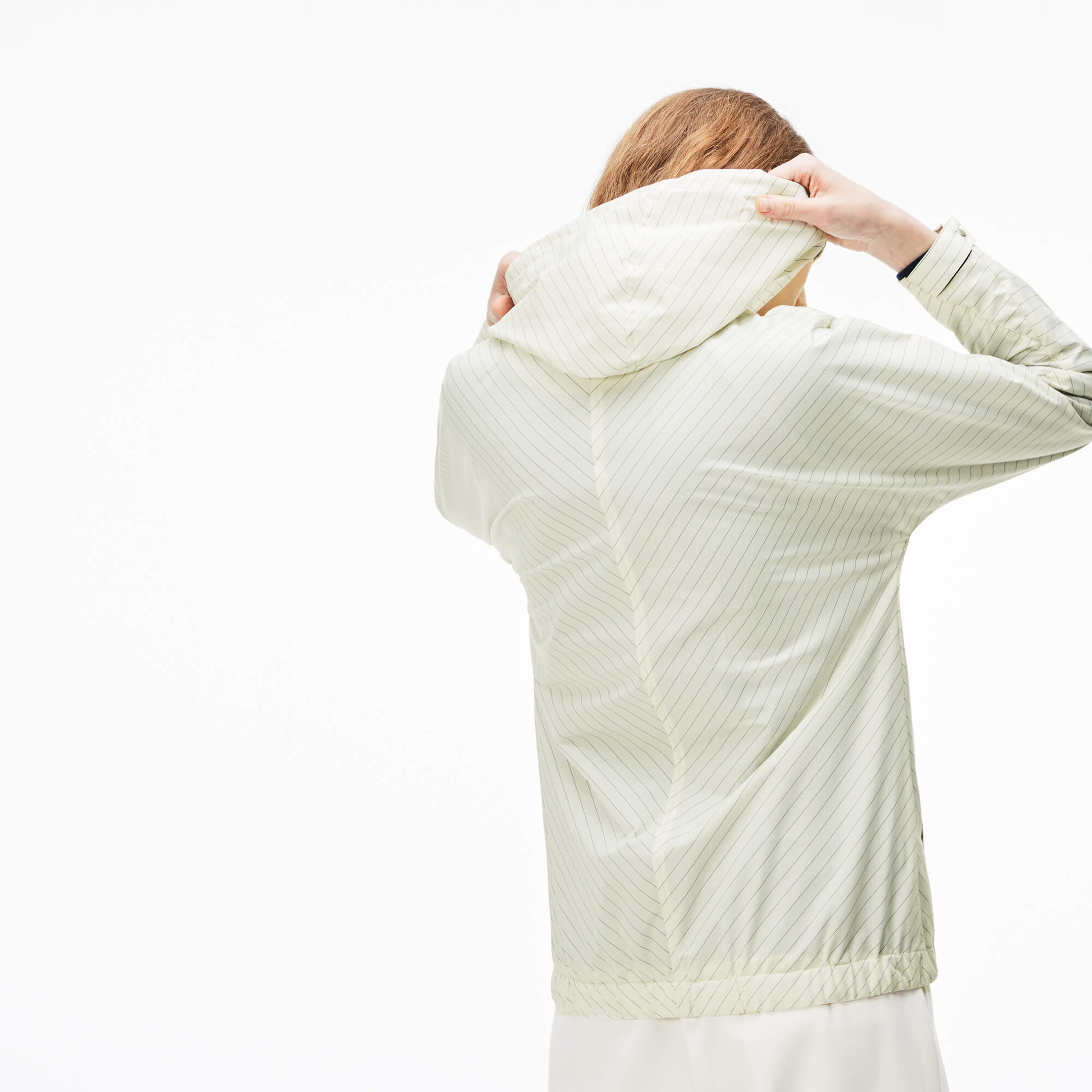 Lacoste Kadın Beyaz Mont