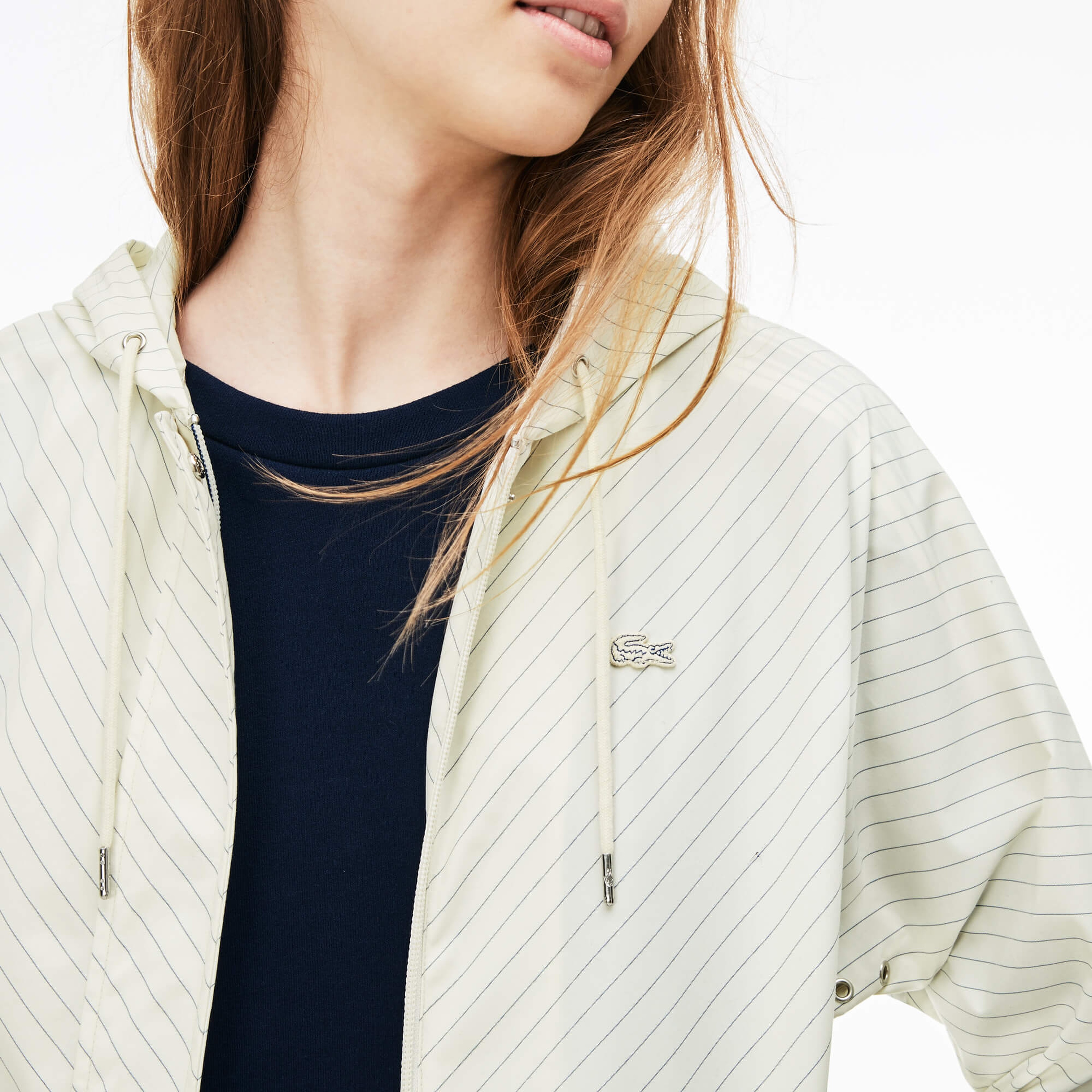 Lacoste Kadın Beyaz Mont