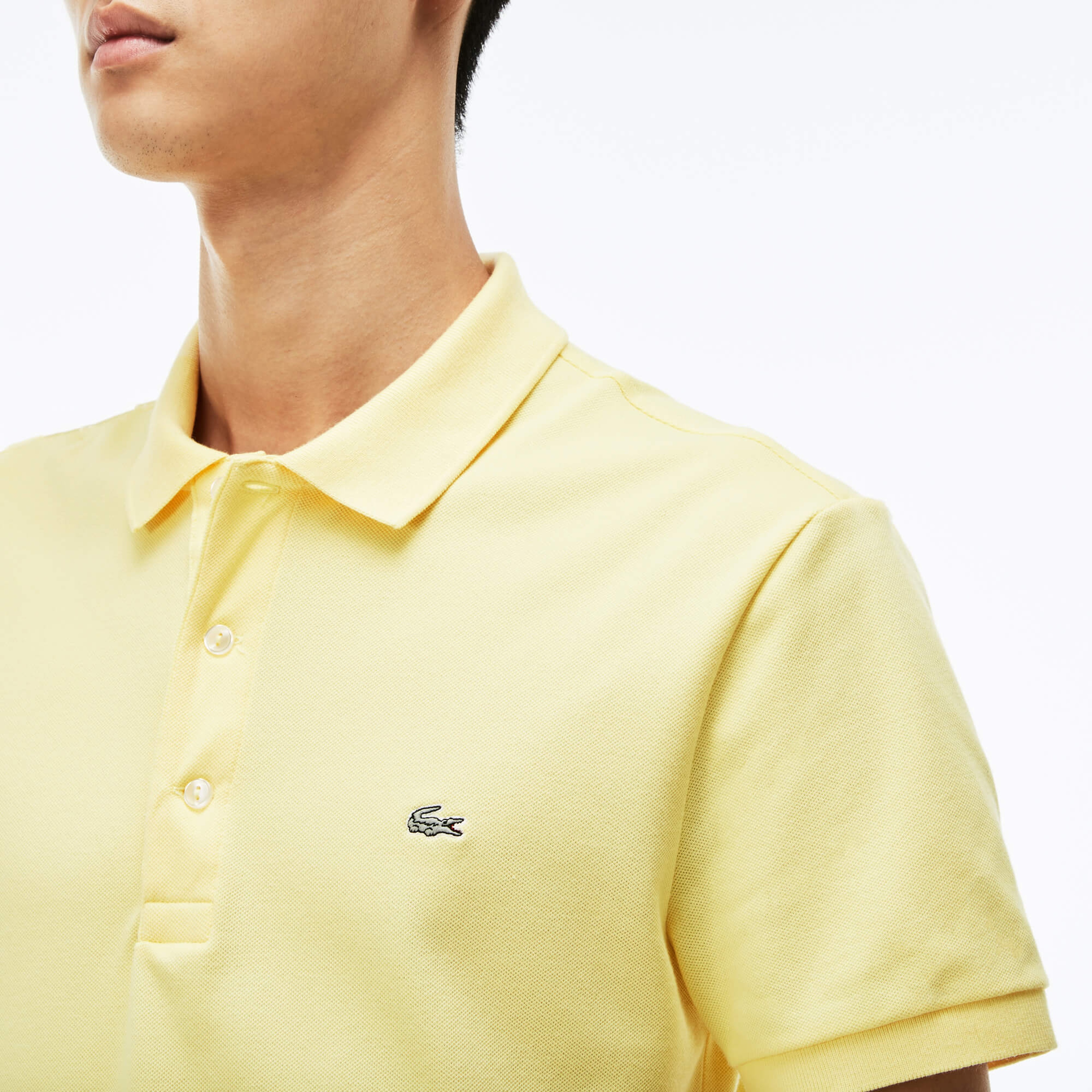 Lacoste Erkek Sarı Slim Fit Polo