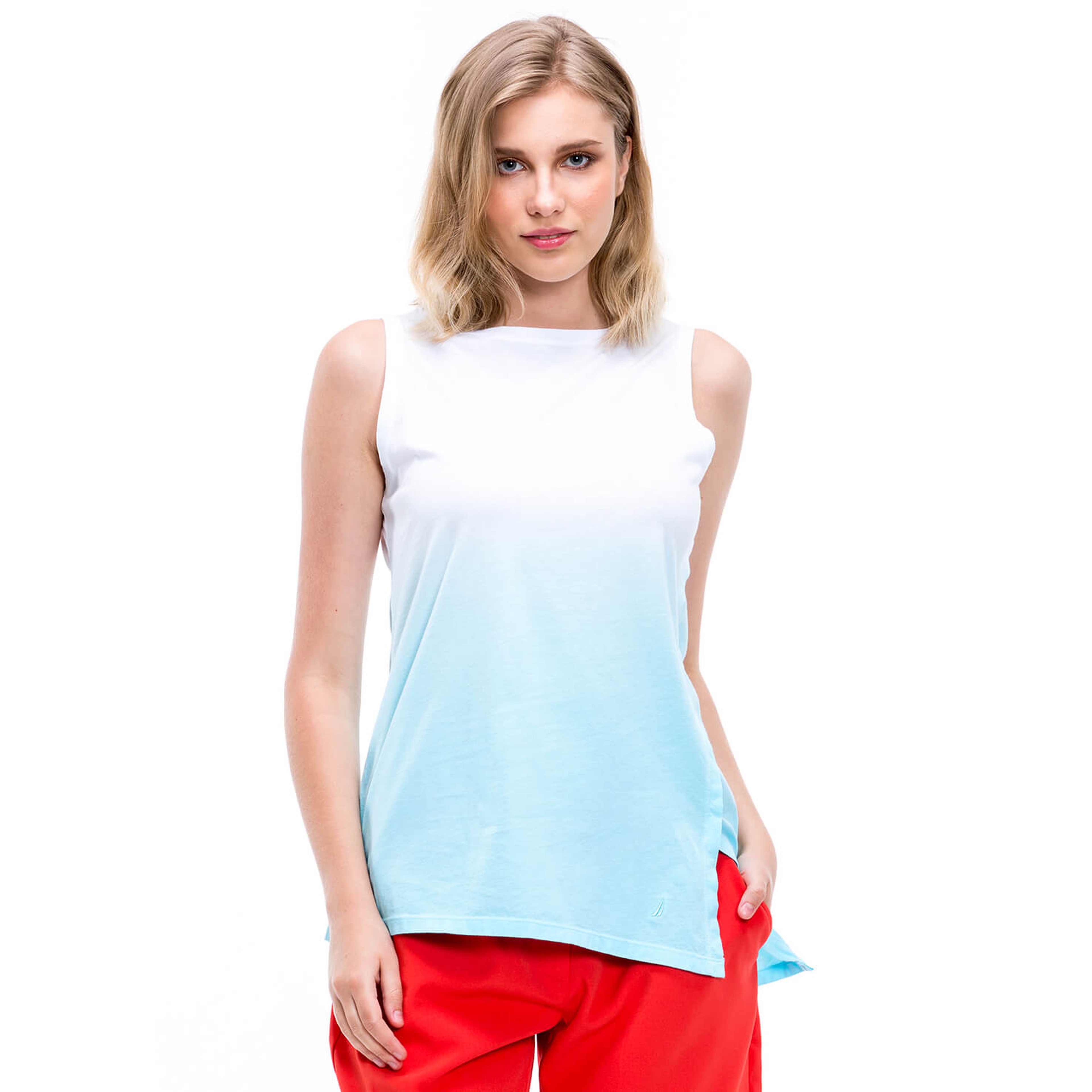 Nautica Kadın Mavi T-Shirt