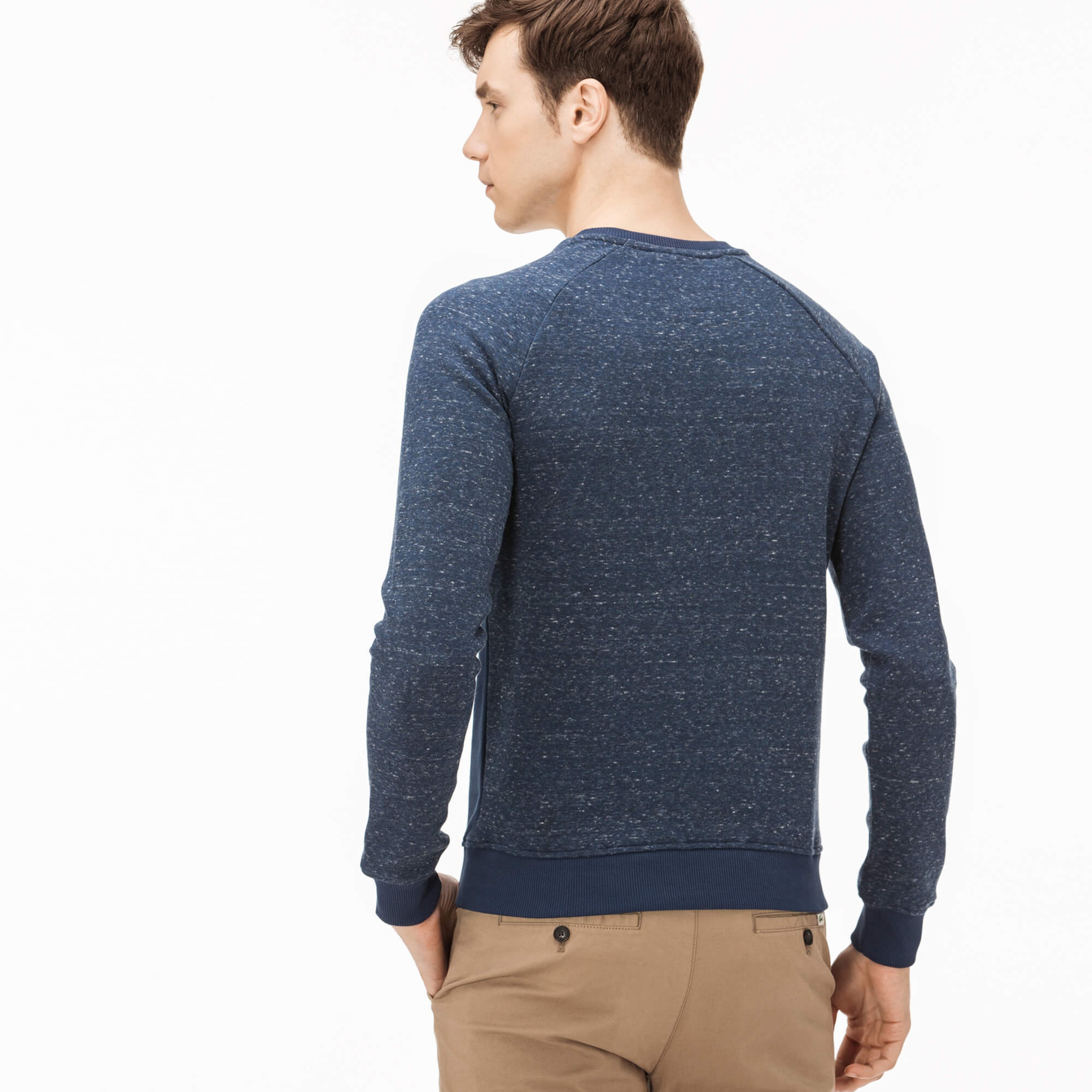 Lacoste Erkek Mavi Triko Kazak