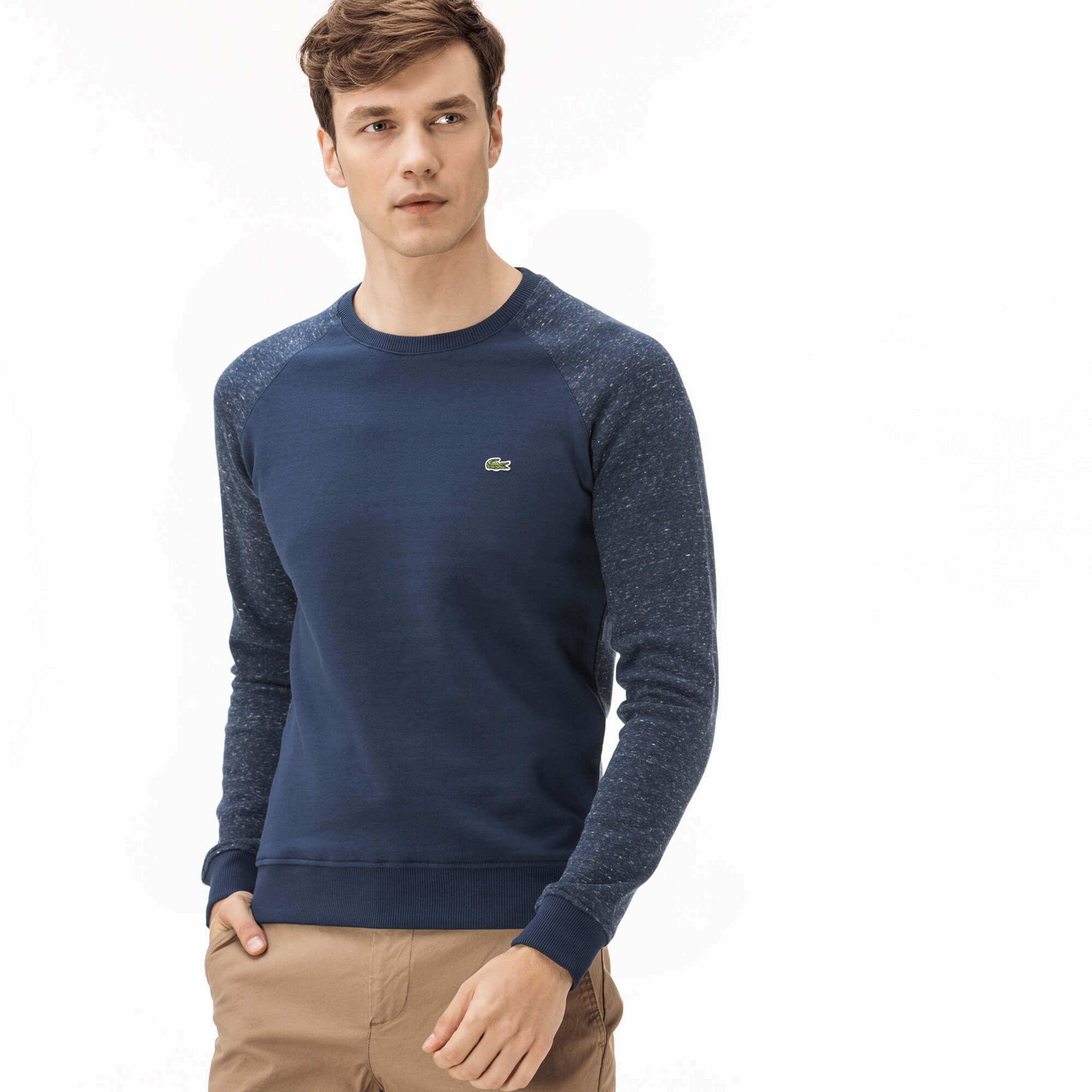 Lacoste Erkek Mavi Triko Kazak