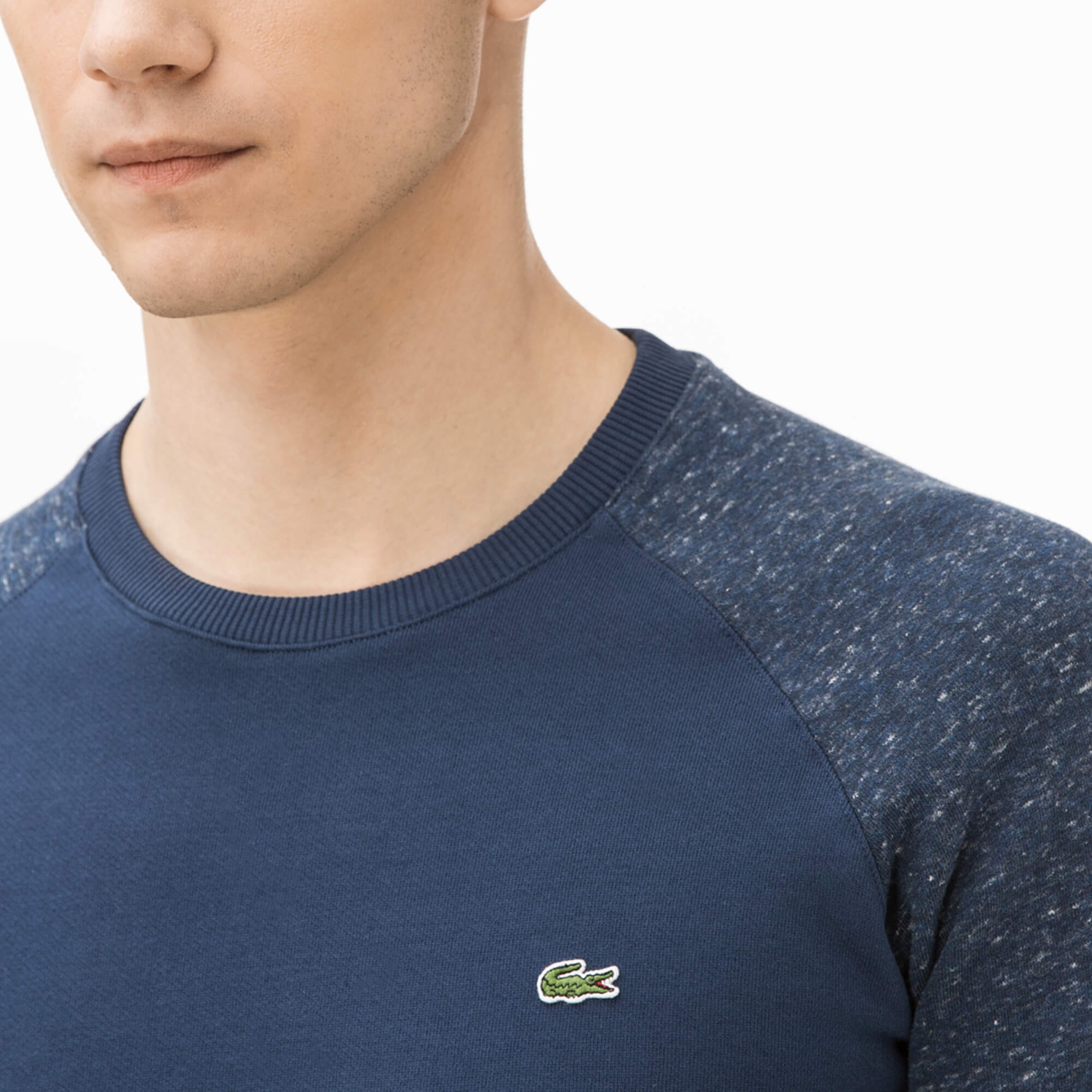 Lacoste Erkek Mavi Triko Kazak