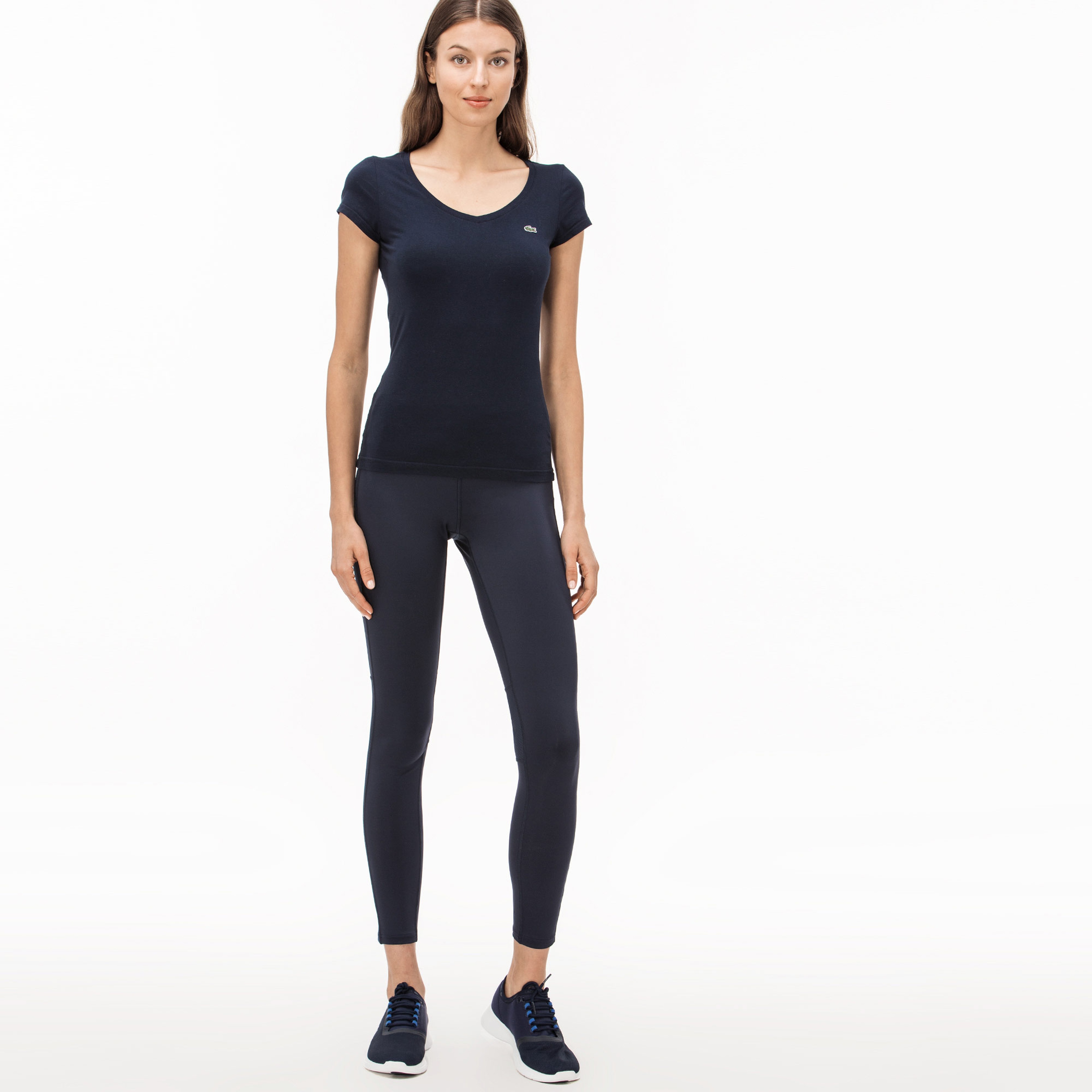 Lacoste Kadın Lacivert Tayt