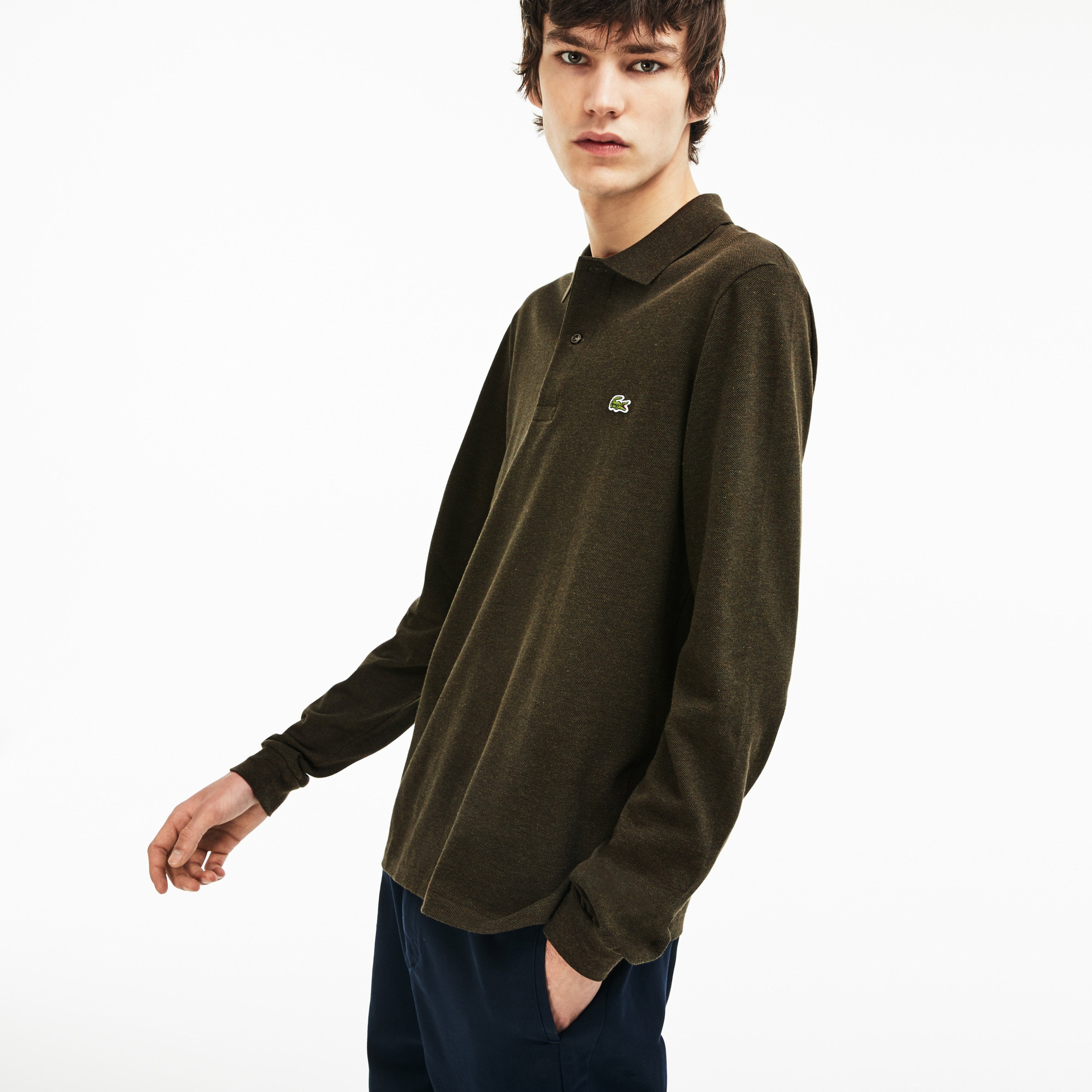 Lacoste Erkek Klasik Fit Yeşil Polo