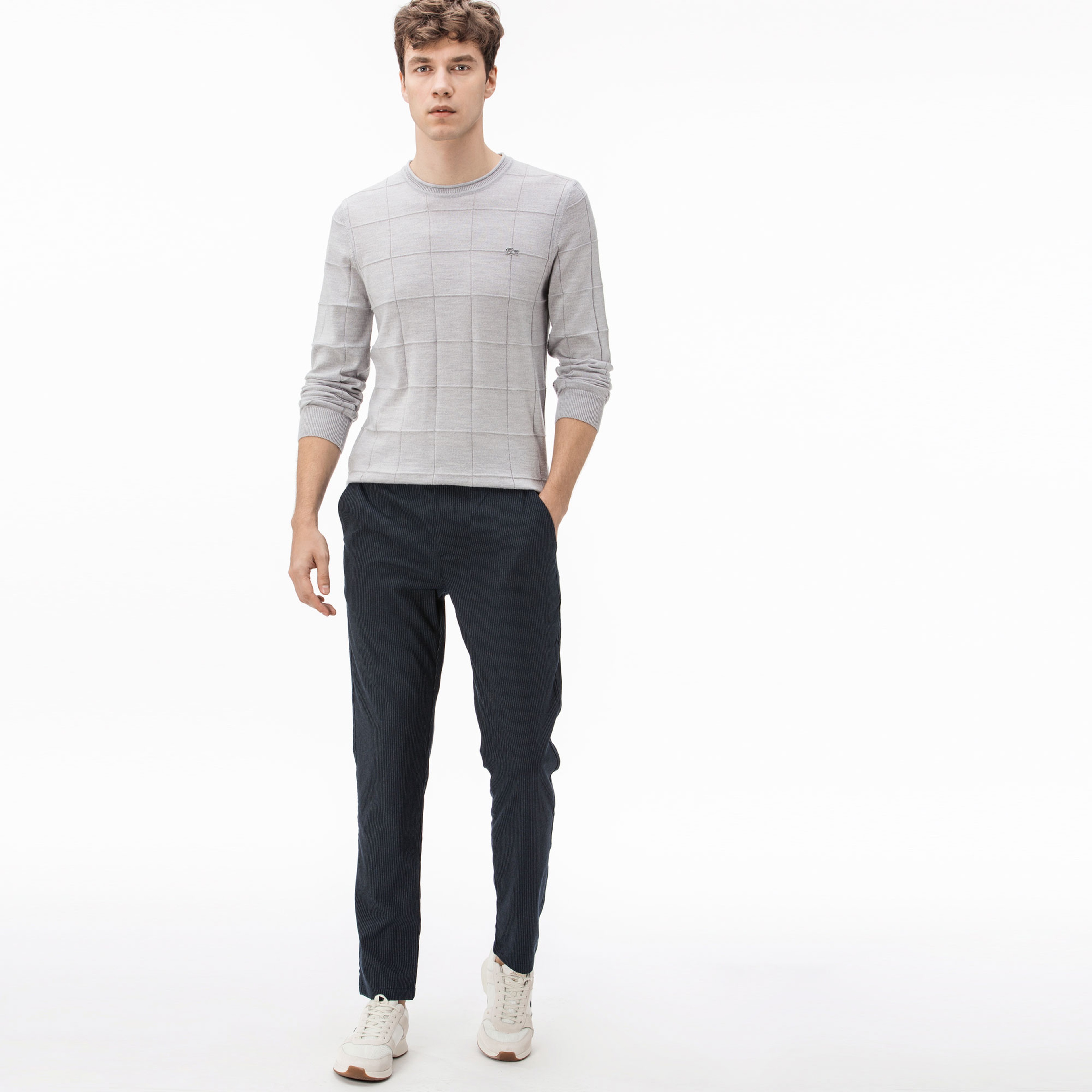 Lacoste Erkek Yün Lacivert Pantolon