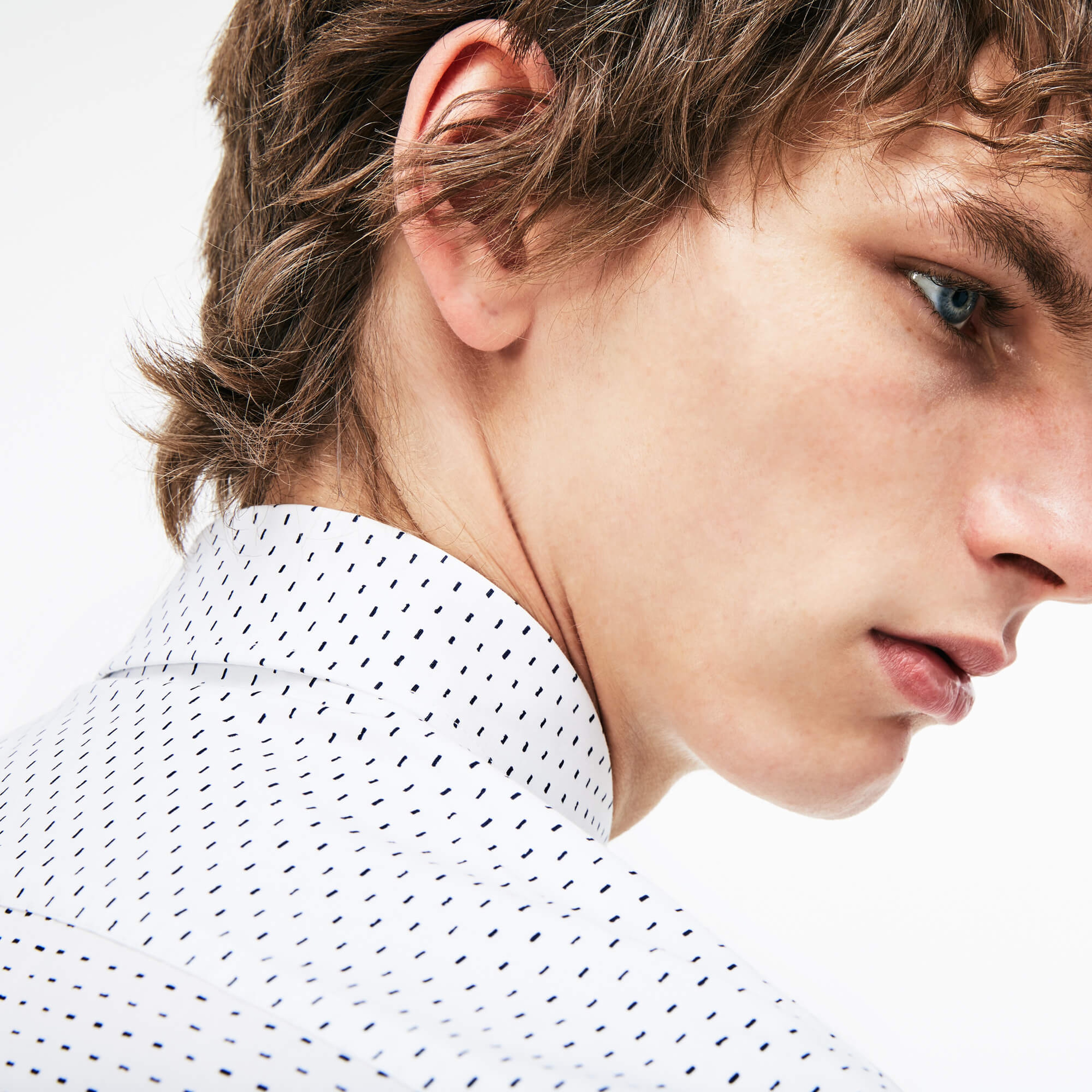 Lacoste Erkek Slim Fit Beyaz Gömlek