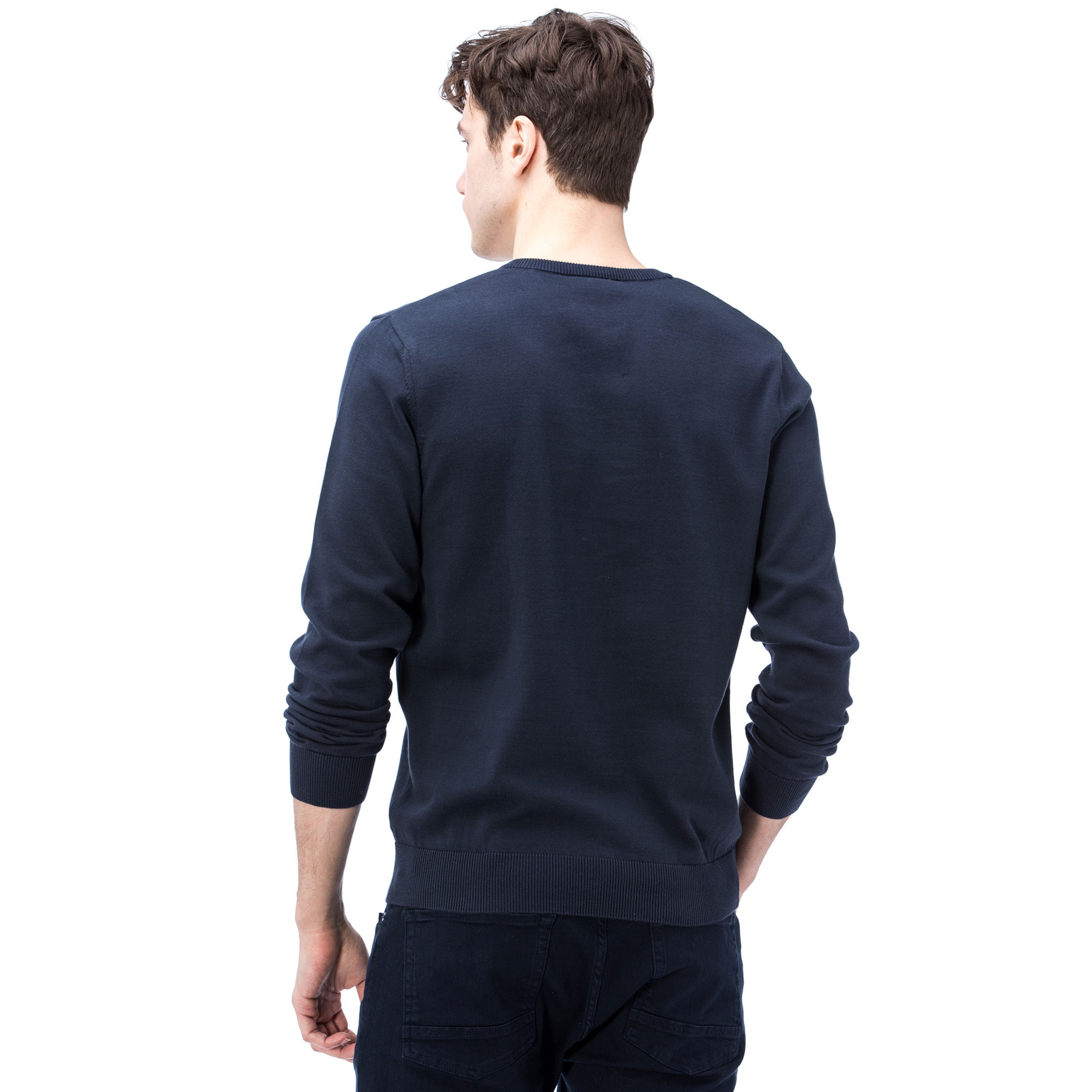 Lacoste Erkek Lacivert Triko