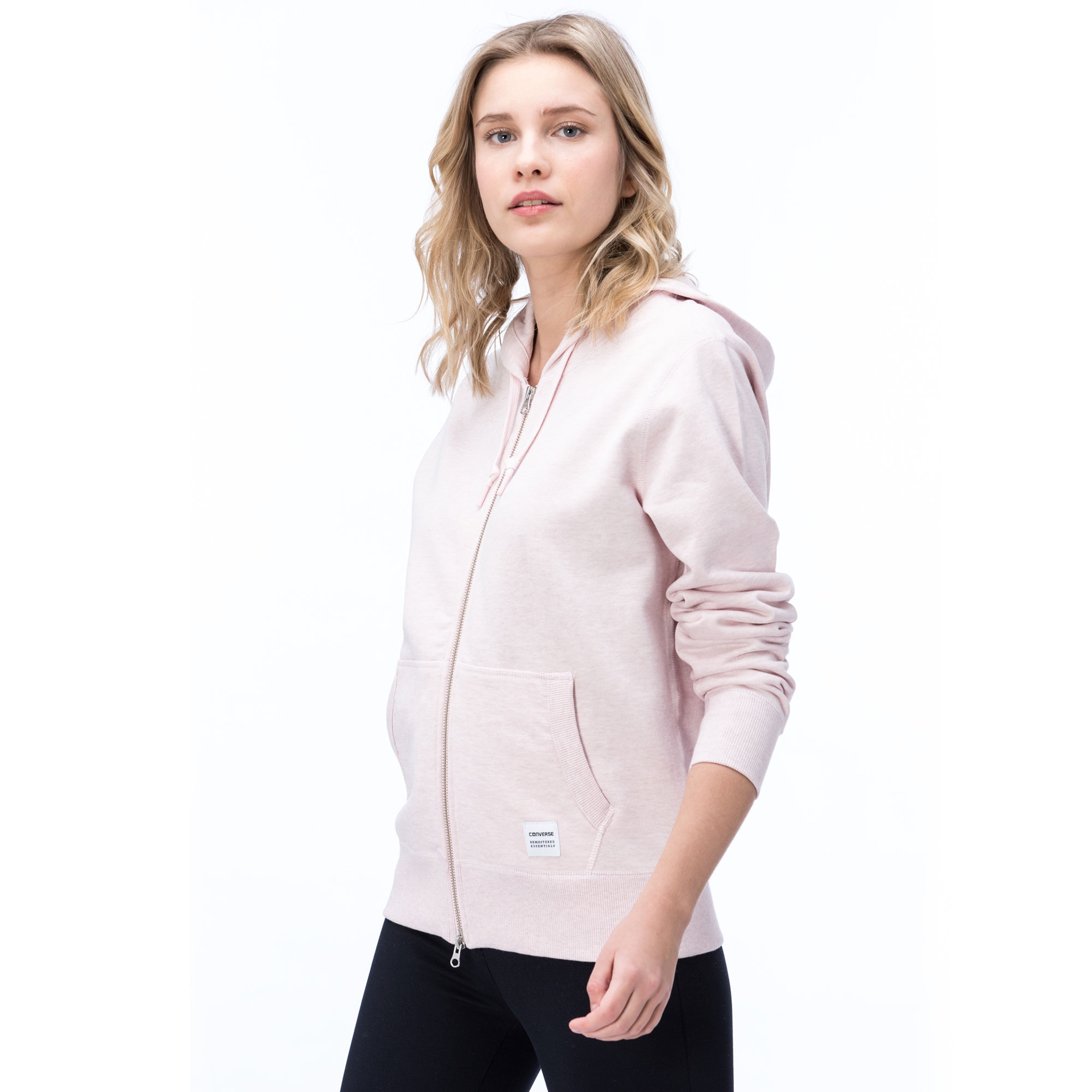 Converse Kadın Pembe Kapüşonlu Sweatshirt