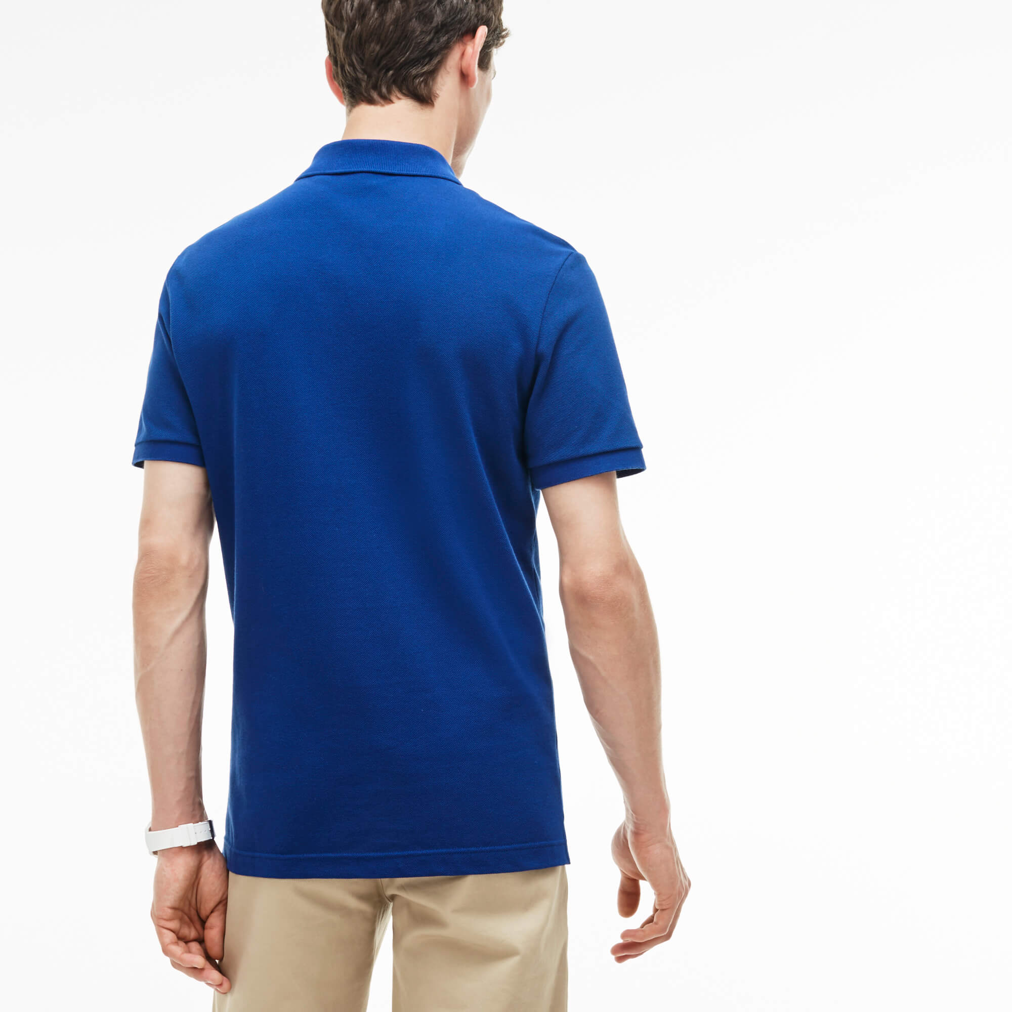 Lacoste Erkek Mavi Slim Fit Polo