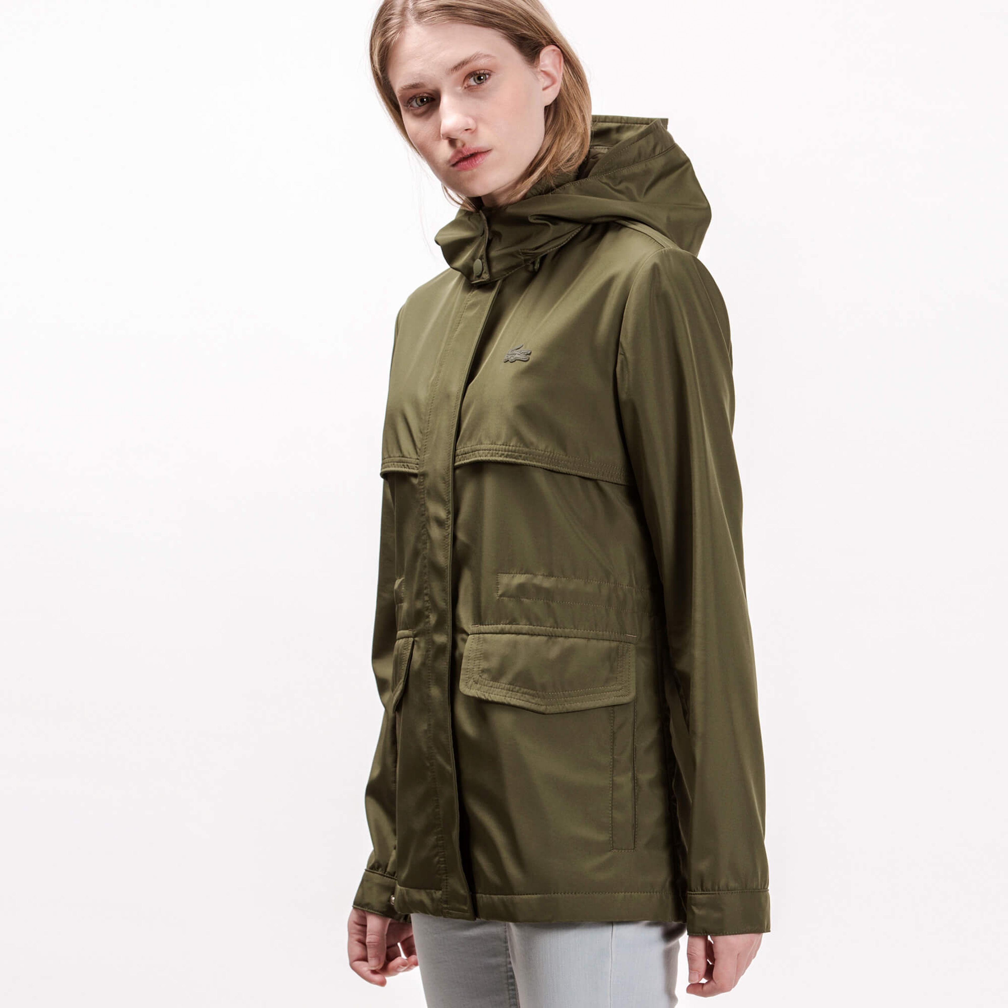 Lacoste Kadın Yeşil Mont