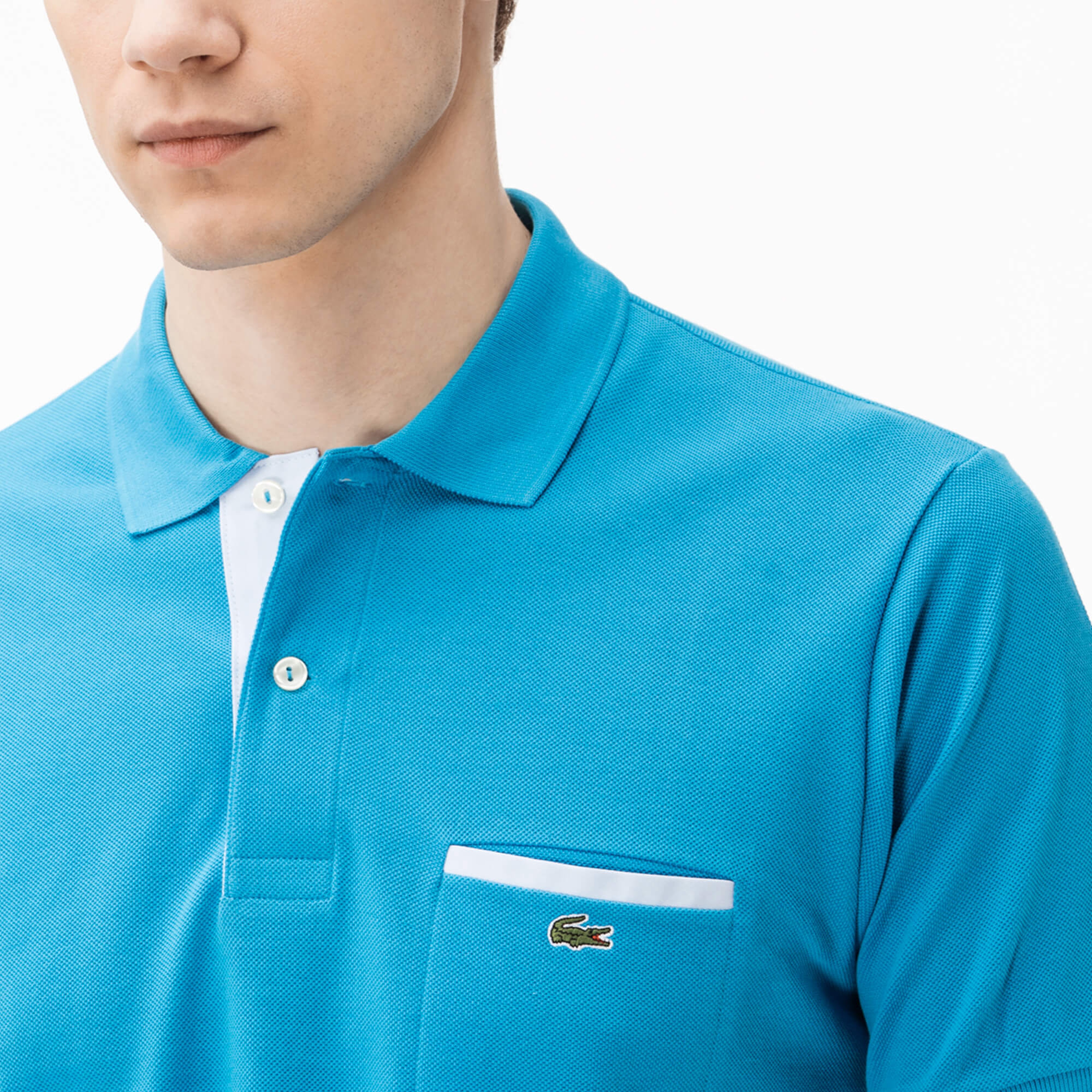 Lacoste Erkek Klasik Fit Mavi Polo