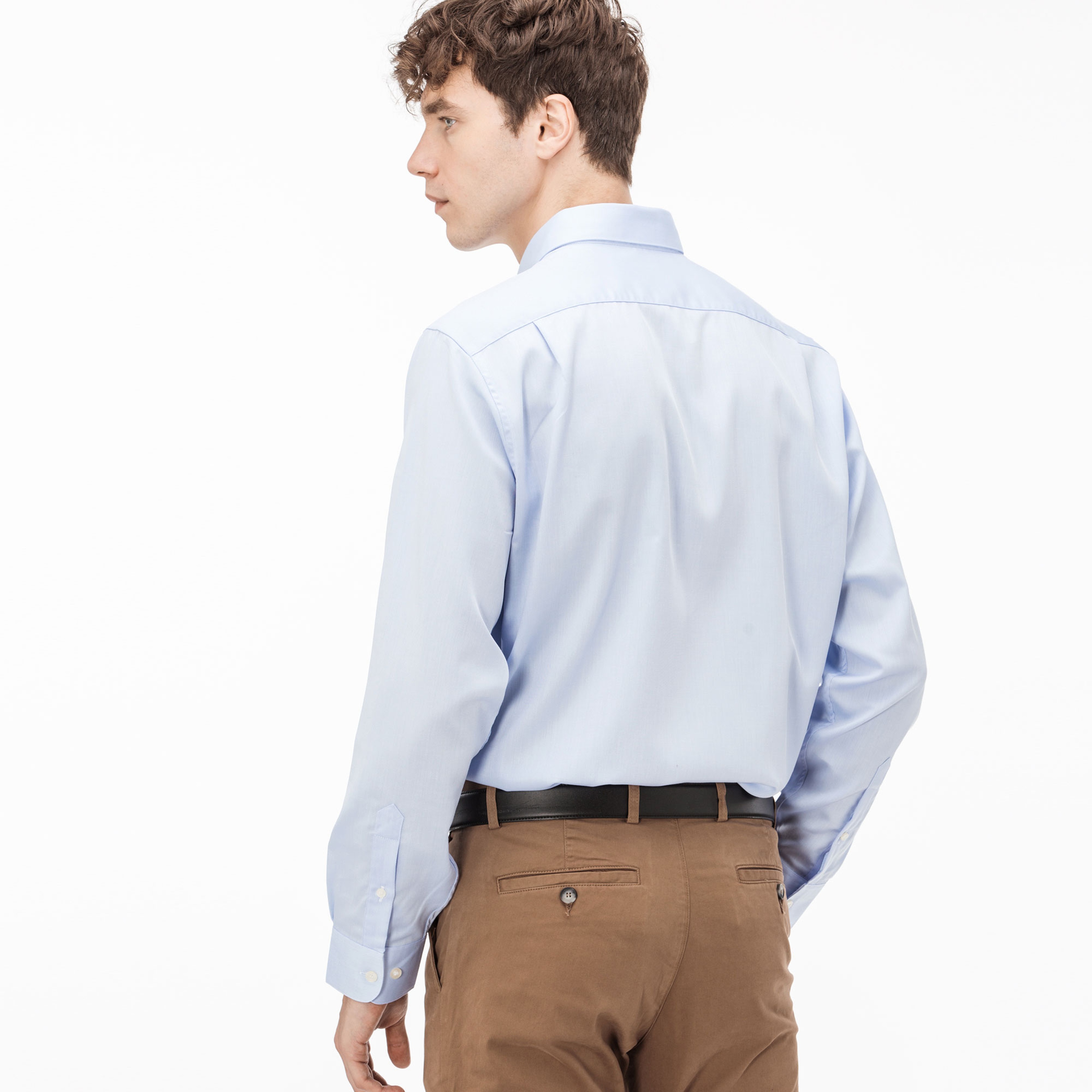 Lacoste Erkek Mavi Regular Fit Uzun Kollu Gömlek