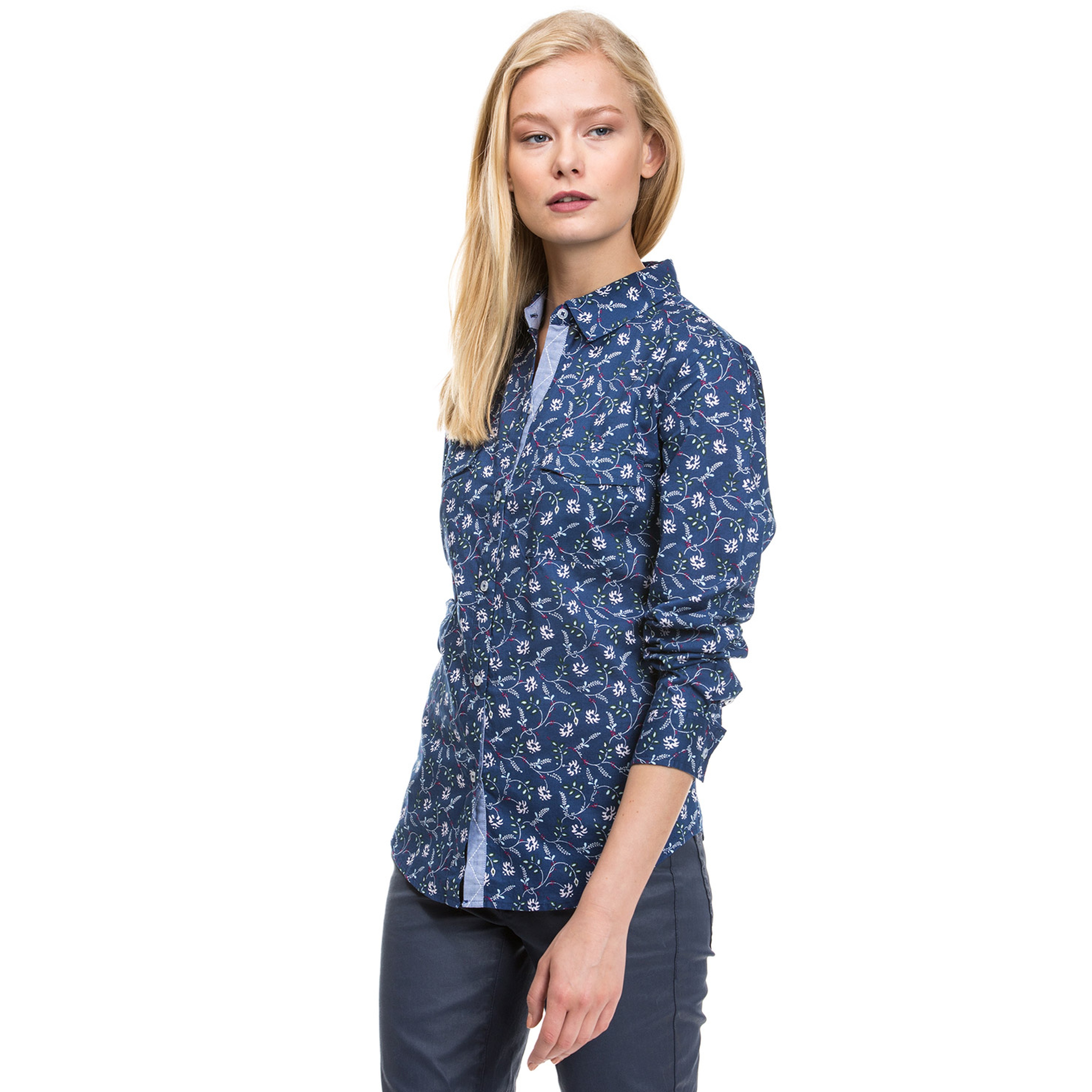 Nautica Kadın Lacivert Gömlek