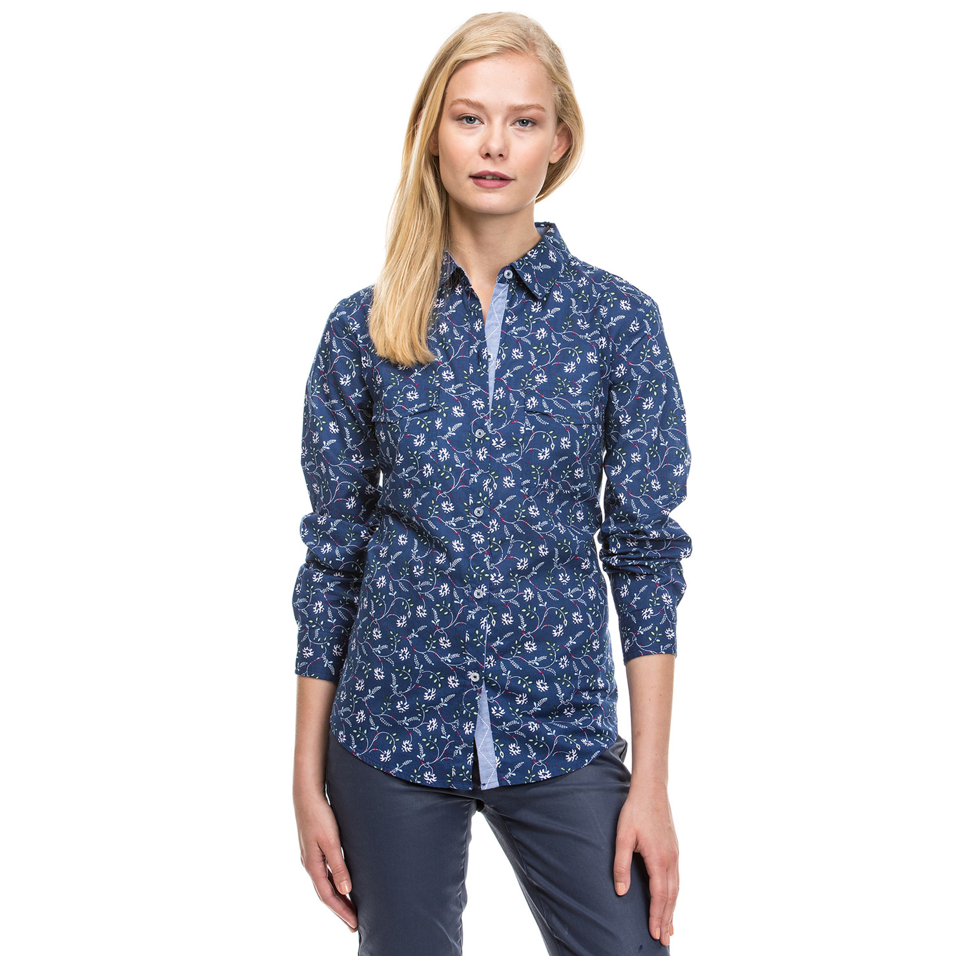 Nautica Kadın Lacivert Gömlek