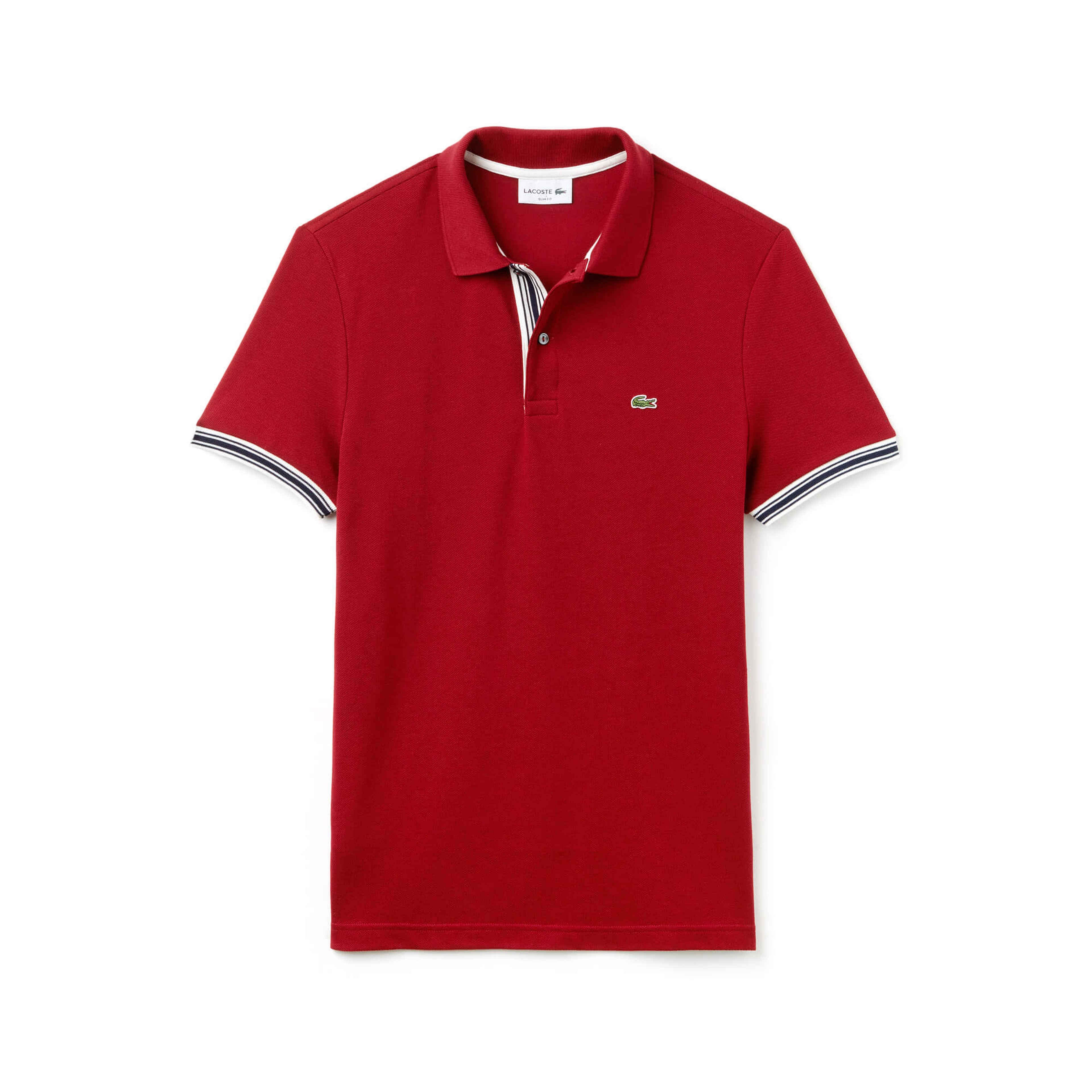 Lacoste Erkek Bordo Slim Fit Kısa Kollu Polo