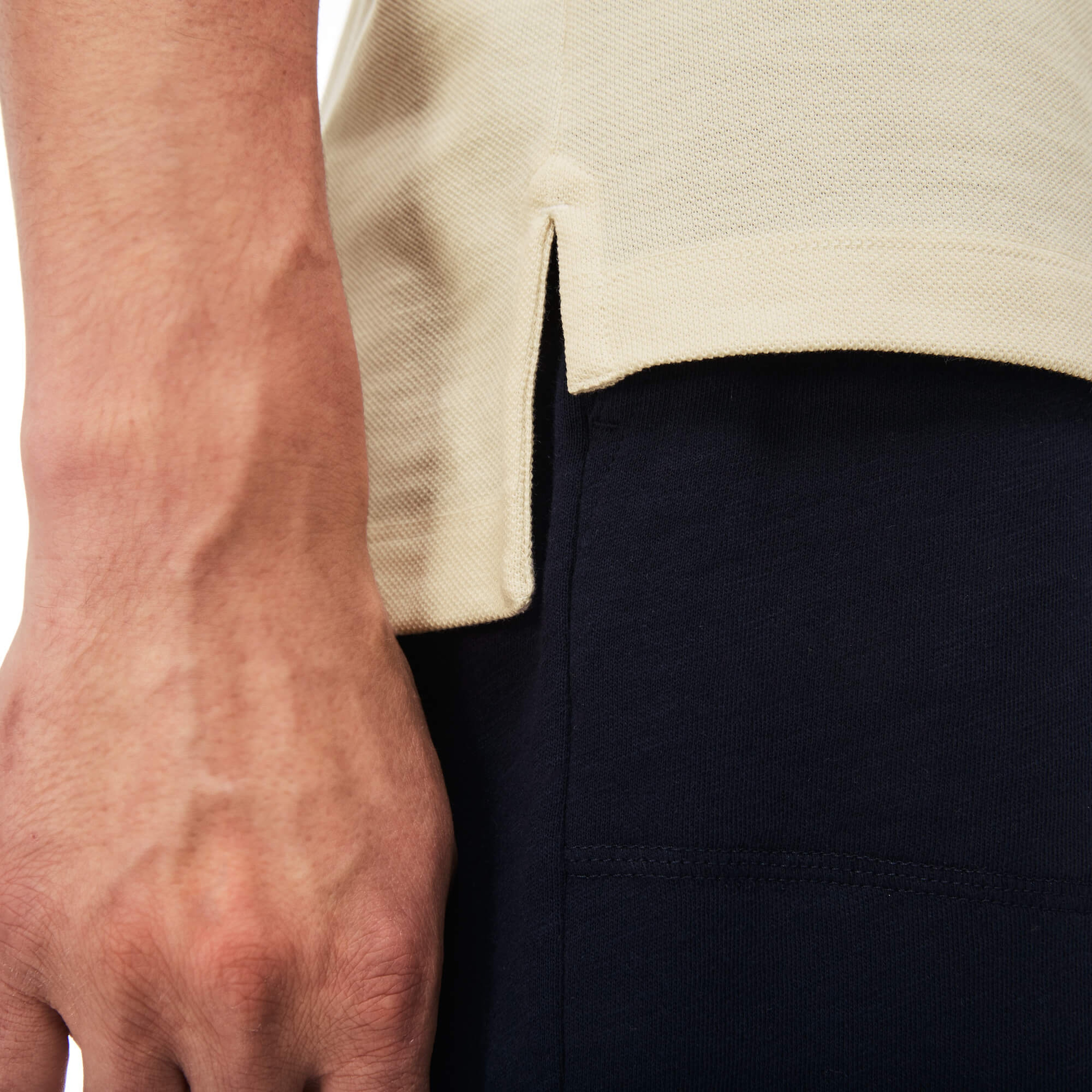 Lacoste Erkek Krem Regular Fit Kısa Kollu Polo