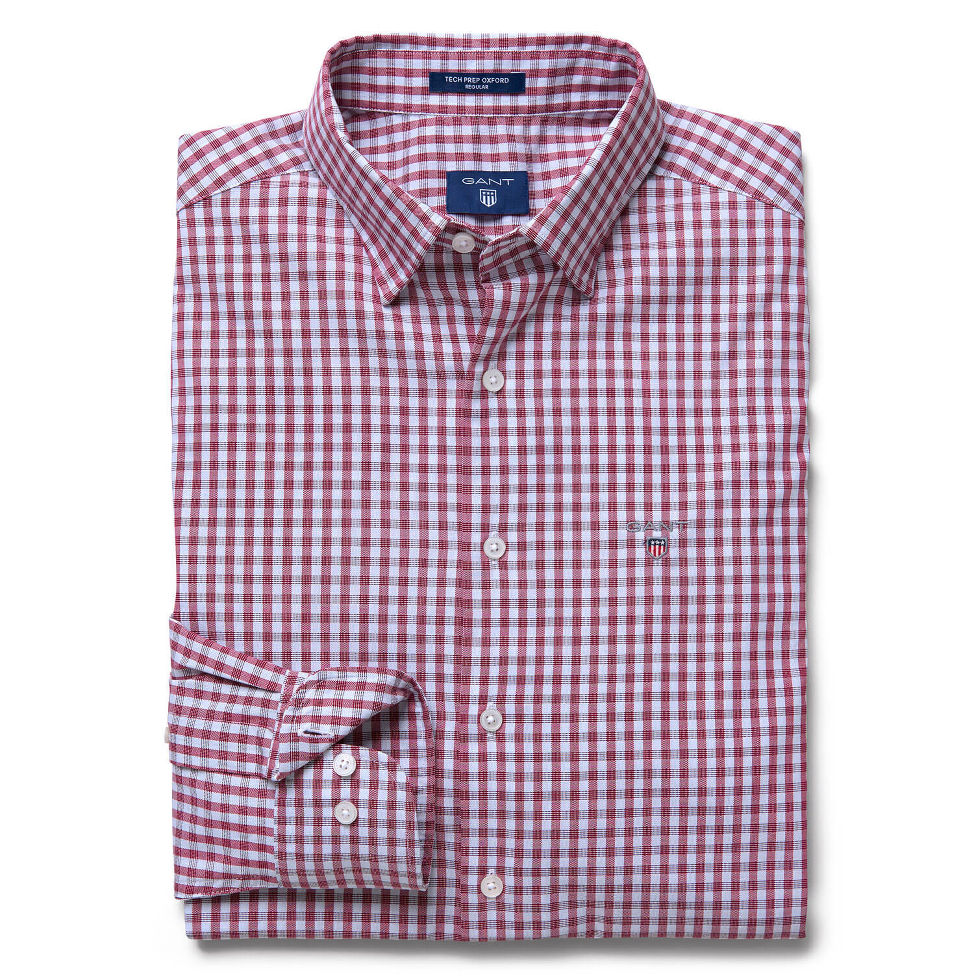 Gant Erkek Bordo Uzun Kollu Regular Fit Gömlek