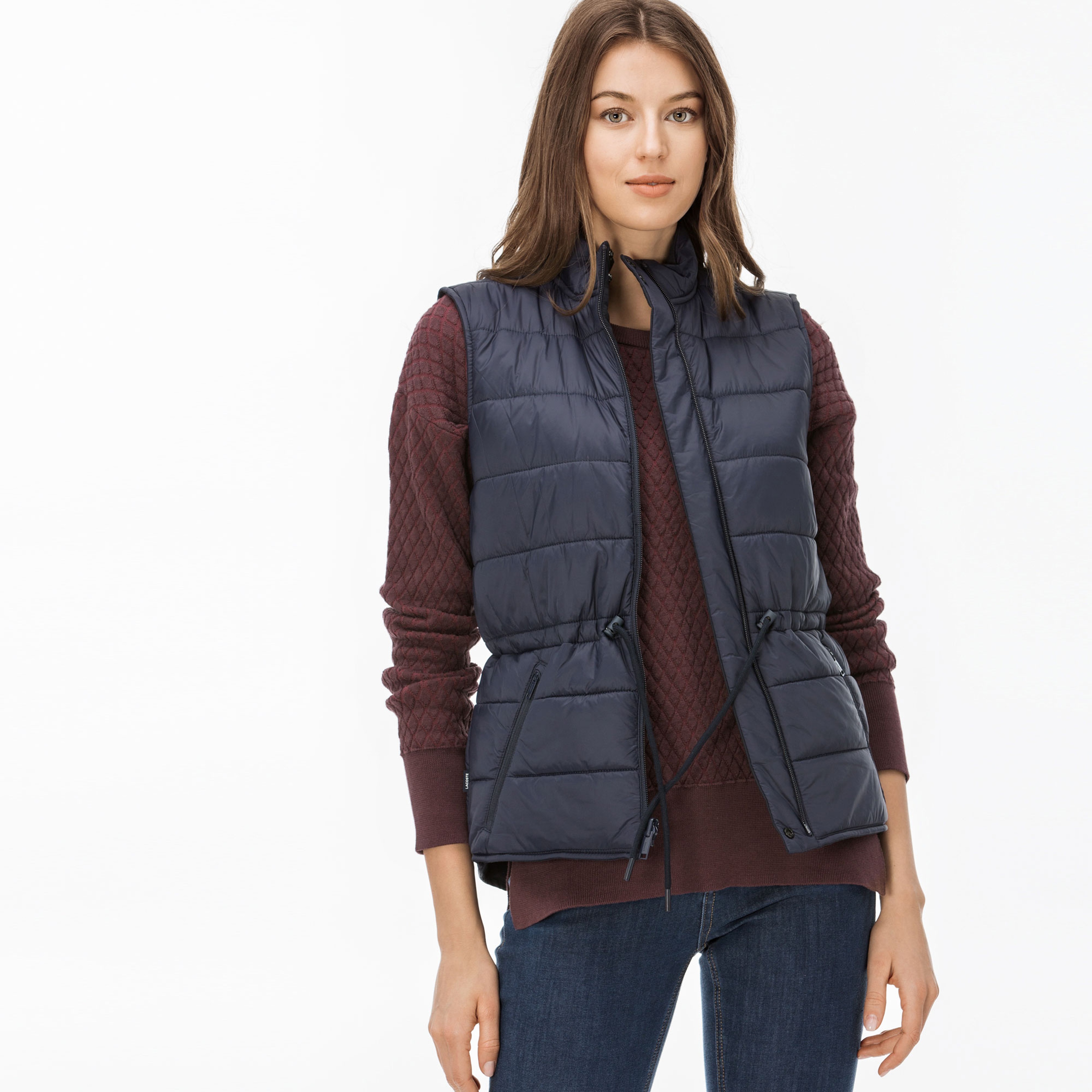 Lacoste Kadın Lacivert Yelek