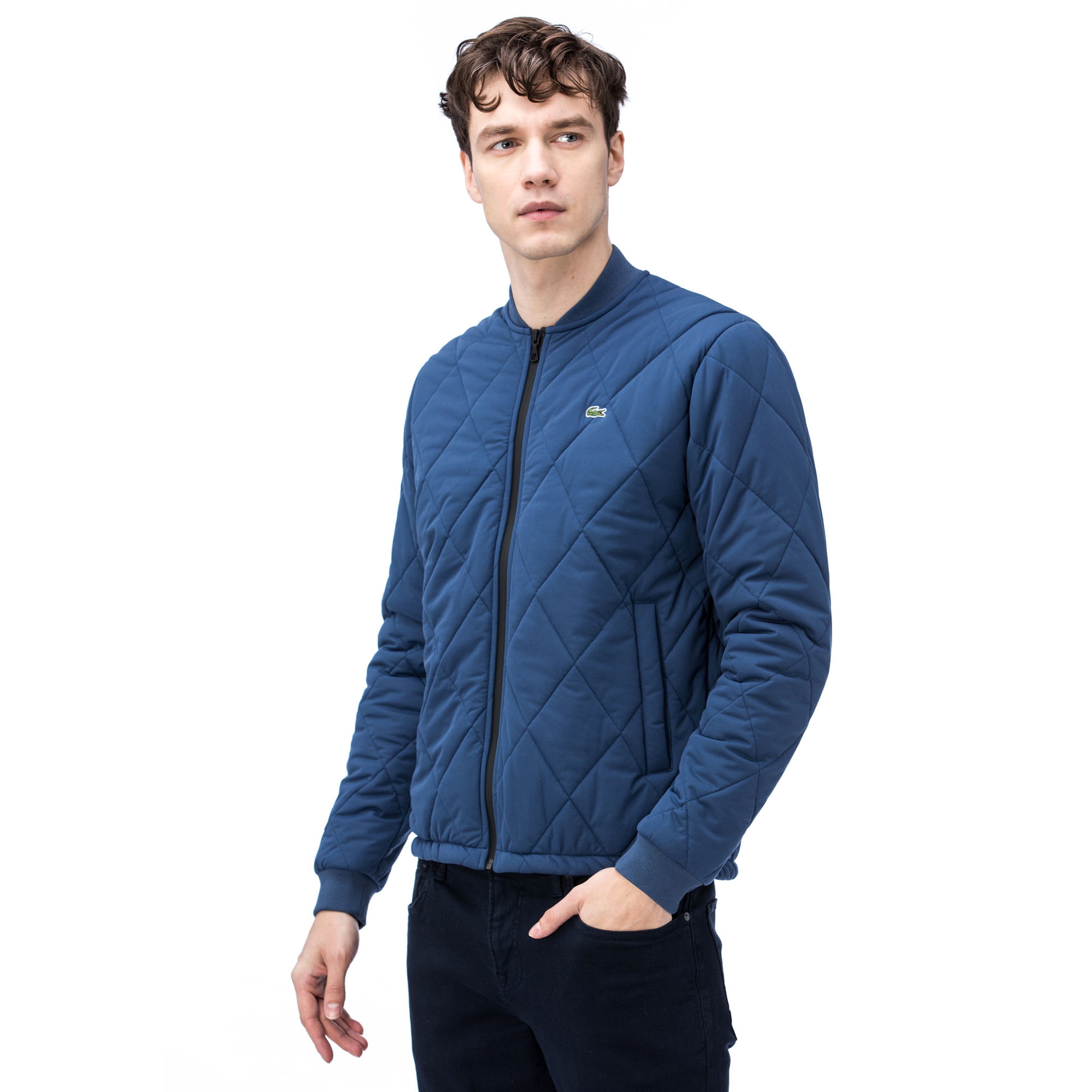 Lacoste Erkek Lacivert Sweatshirt