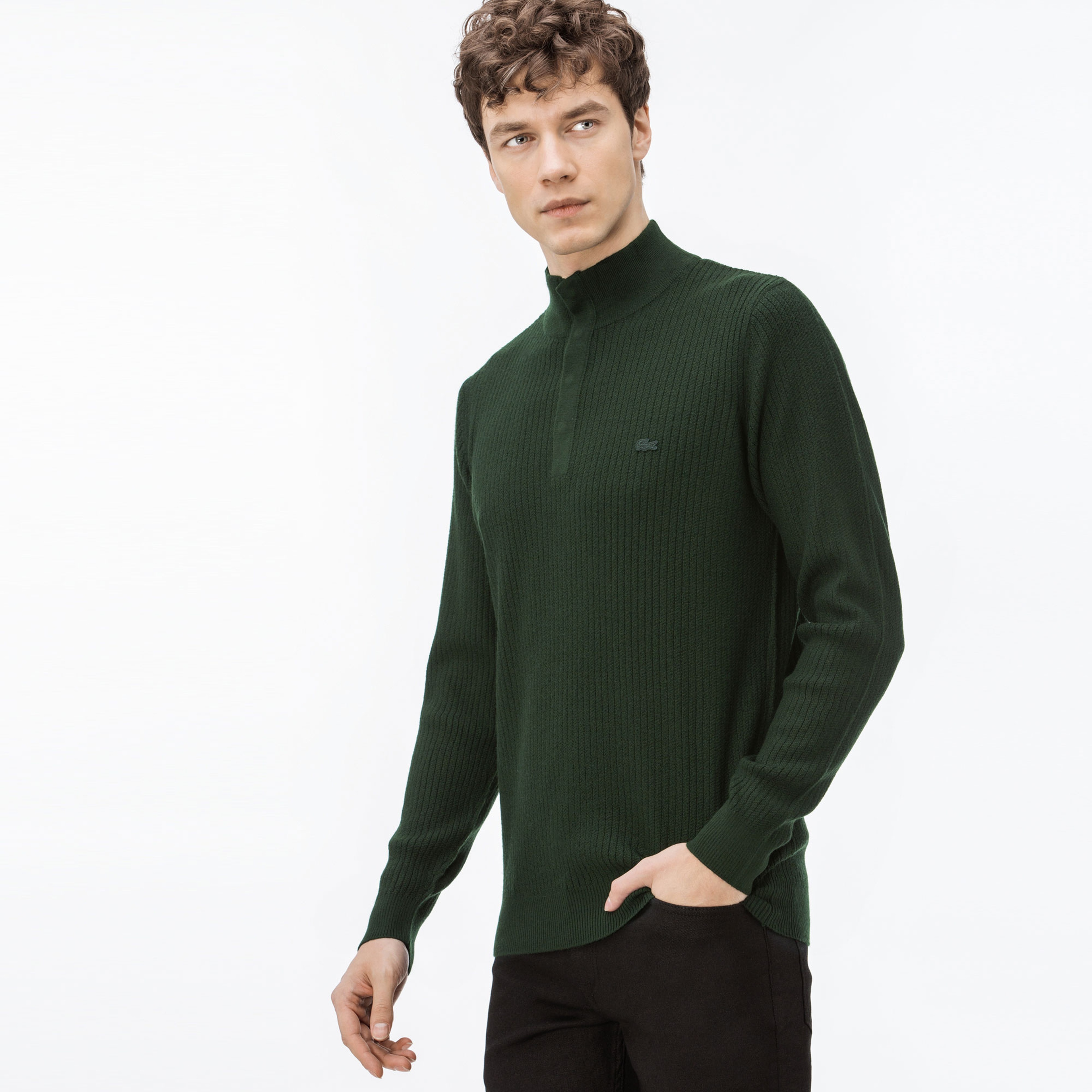 Lacoste Erkek Yeşil Triko