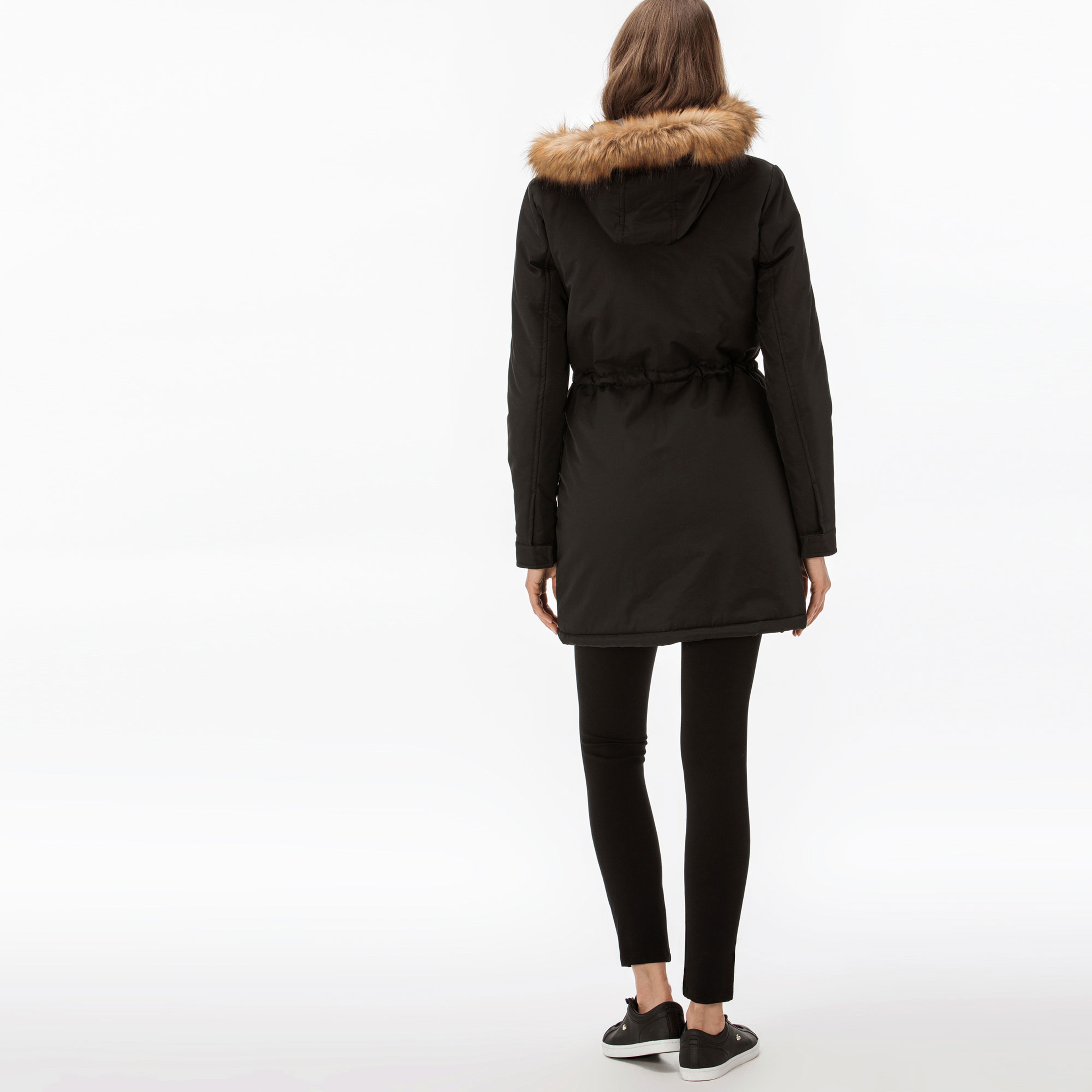 Lacoste Kadın Siyah Mont